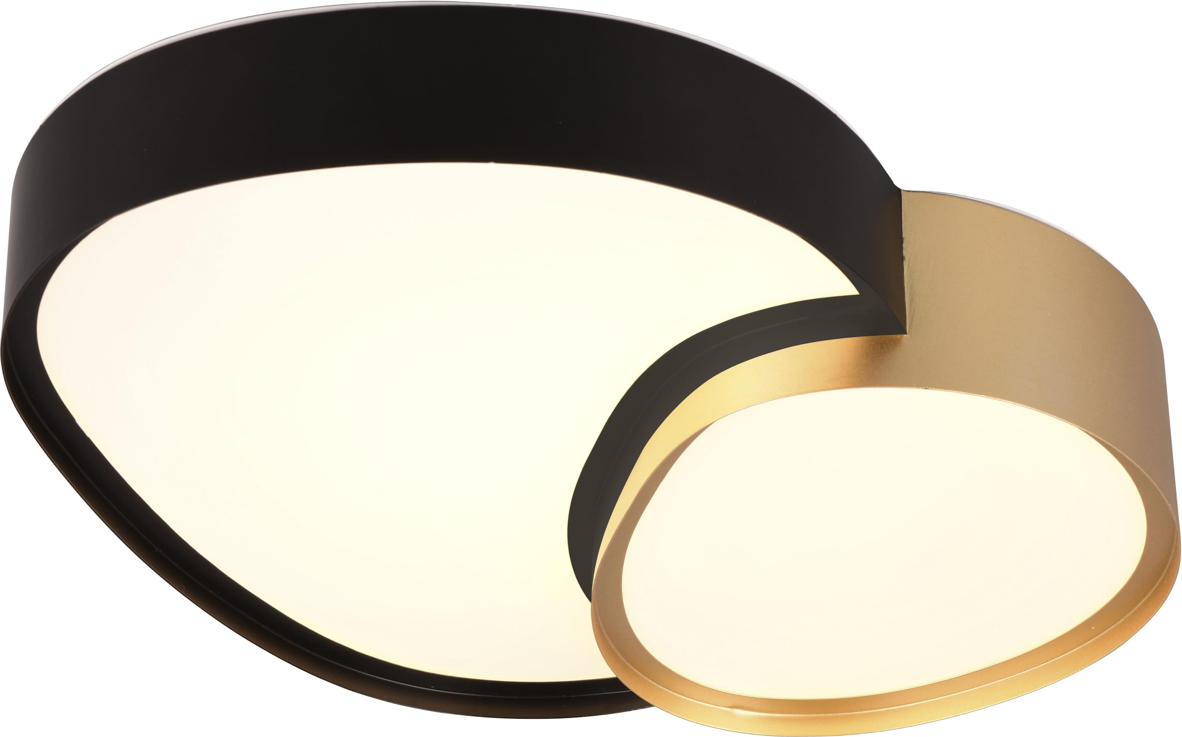 Trio LED Deckenleuchte RISE Gold Dimmbar Fernbedienung