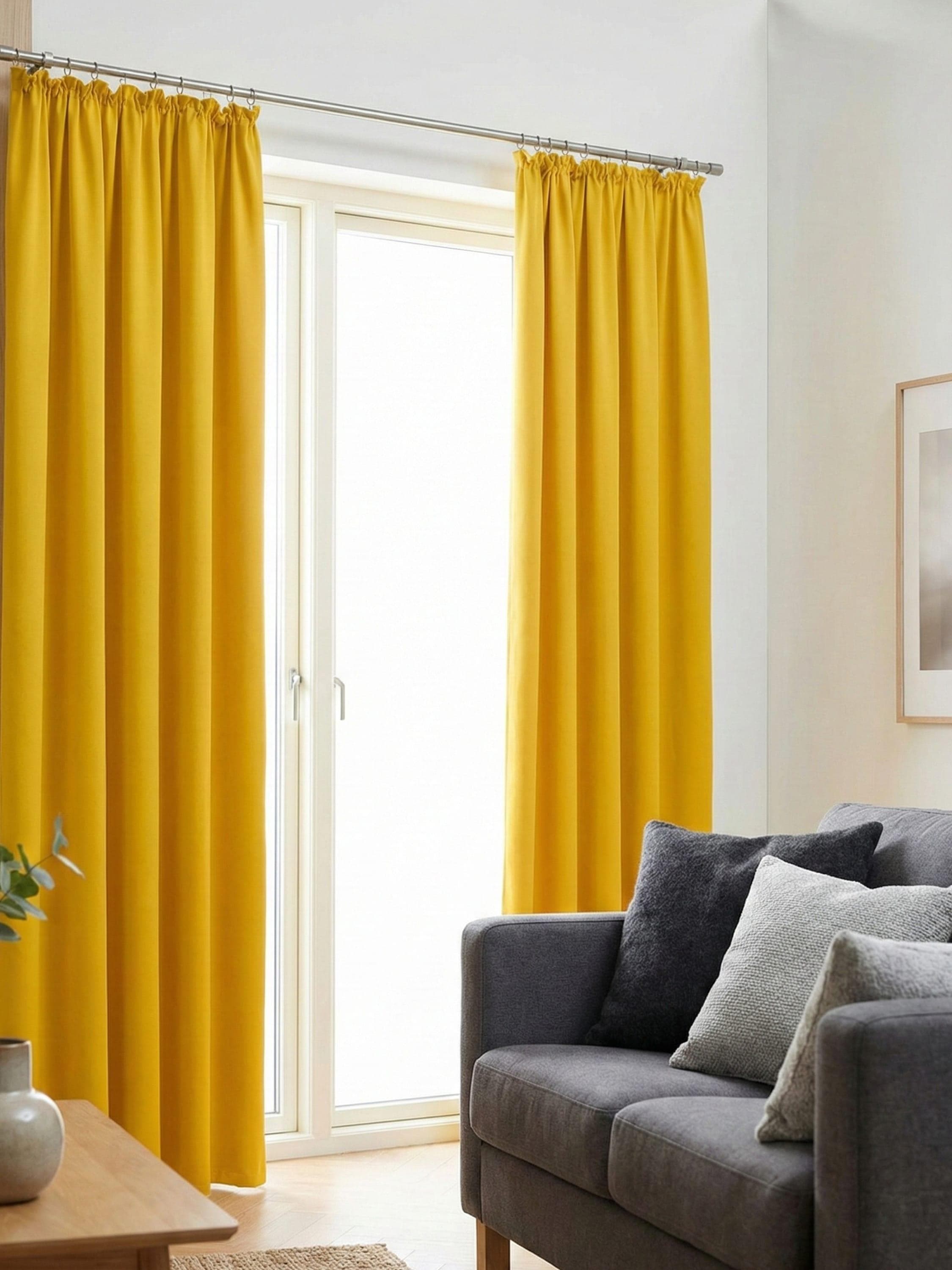 WIRTH Dim out Verdunklungsvorhang Gelb Polyester