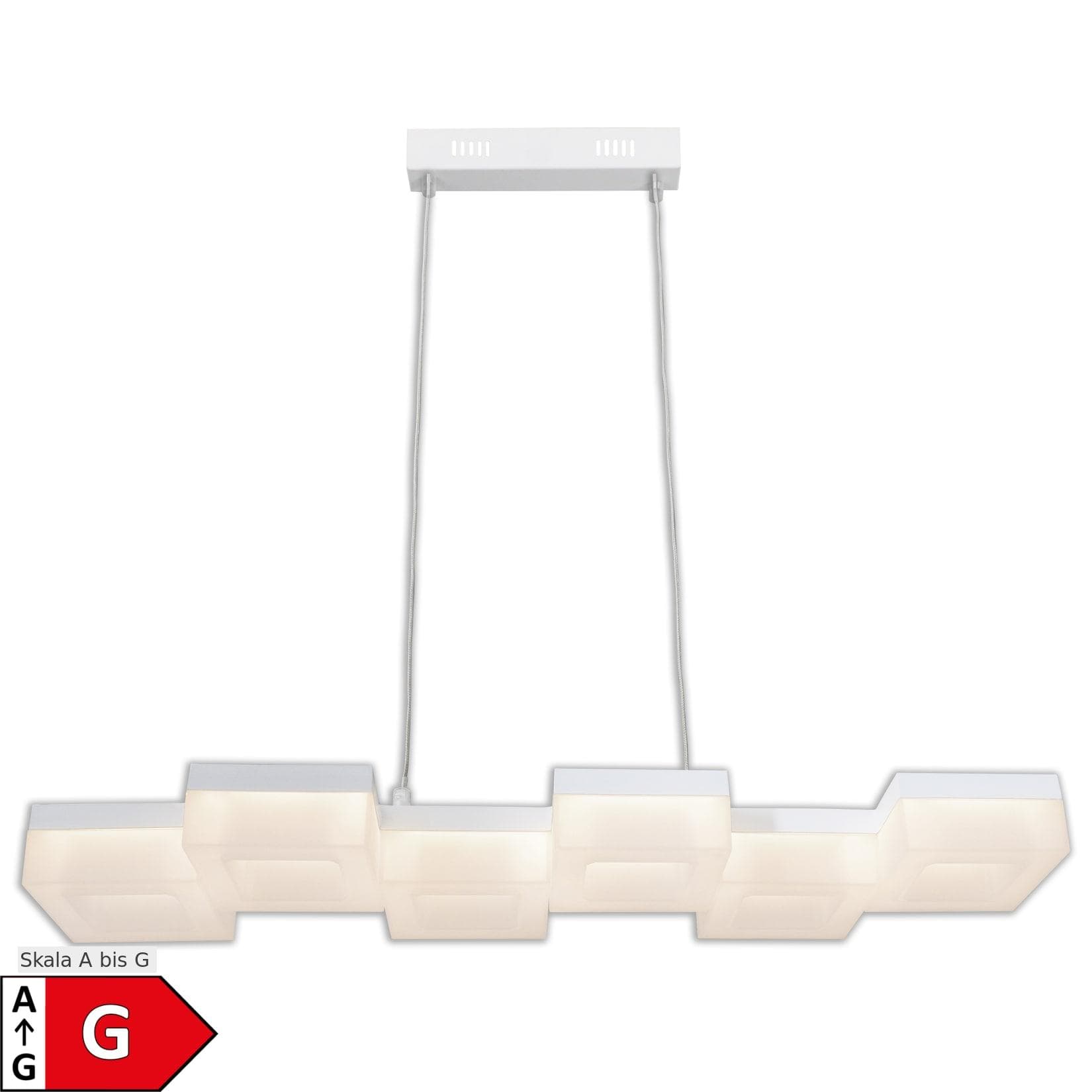 Näve LED Pendelleuchte "MOGGI" Weiß