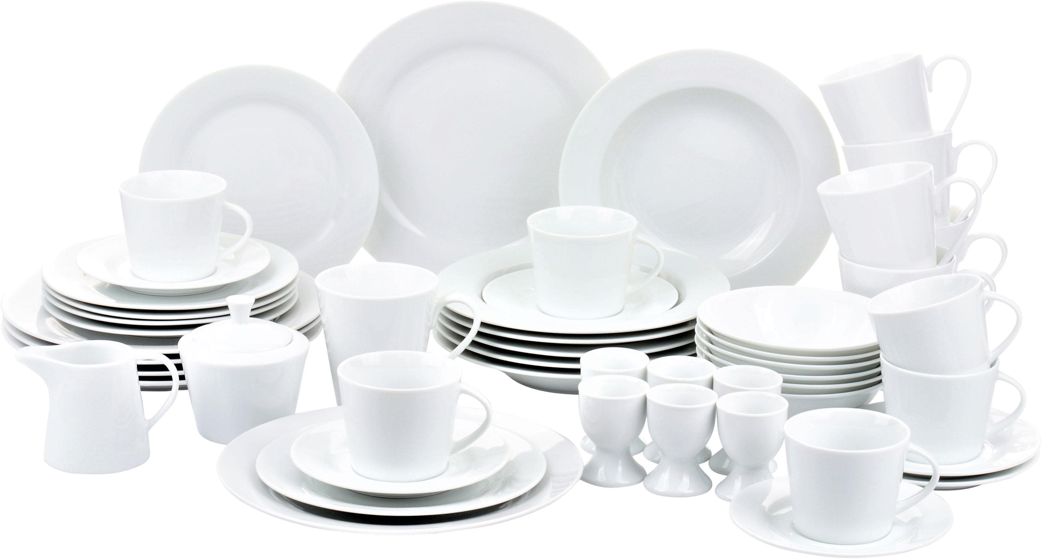 Kombiservice RETSCH ARZBERG Emilie 50-tlg. weiß Porzellan
