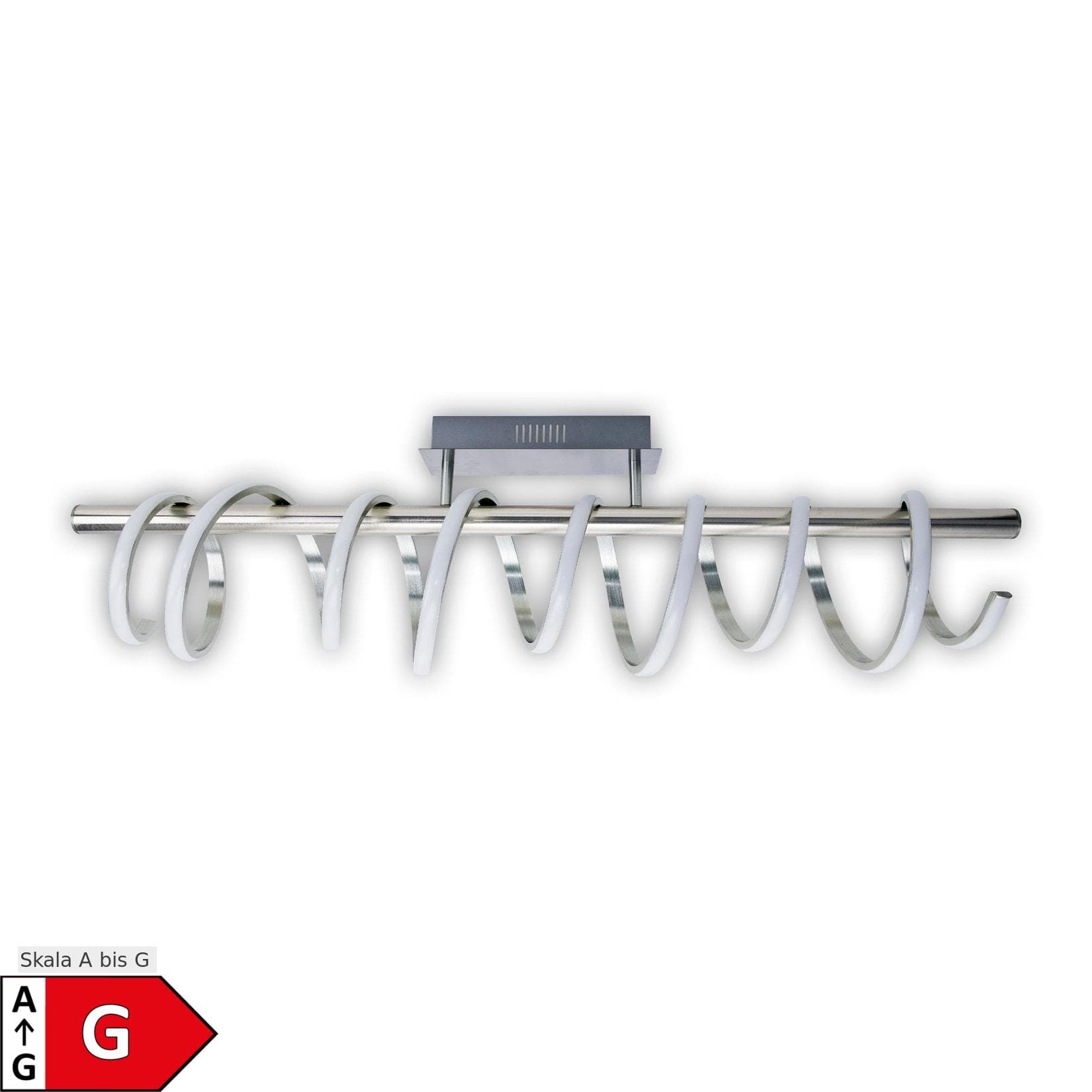 NÄVE LED Deckenleuchte Belleza Silber 100cm 35W Dimmbar