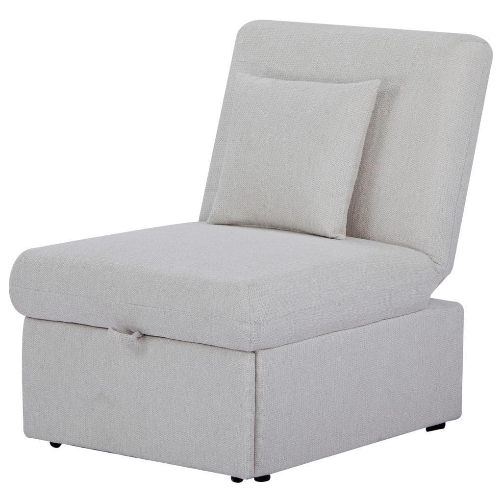 Livetastic Schlafsessel Beige Kiefer Vollmassiv