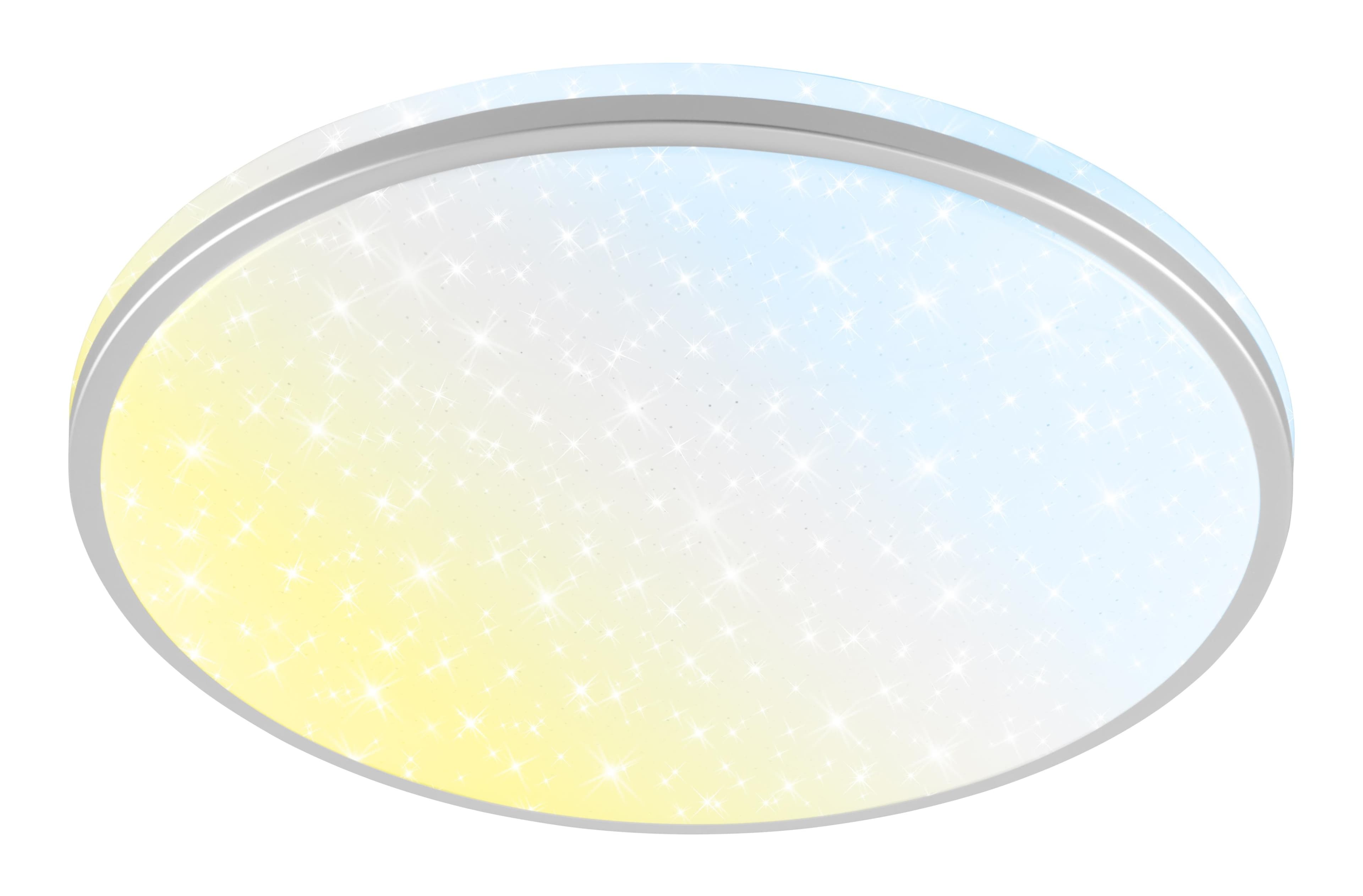 Briloner Leuchten LED Deckenleuchte STELA 3895014 chrom Sterneneffekt