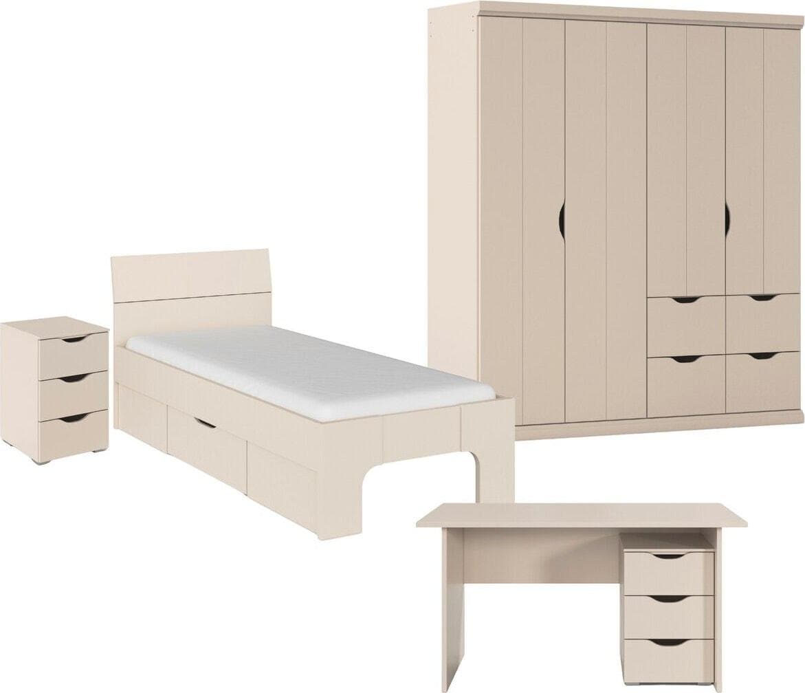 Jugendzimmer-Set RAUCH Marlene 4-tlg. Beige