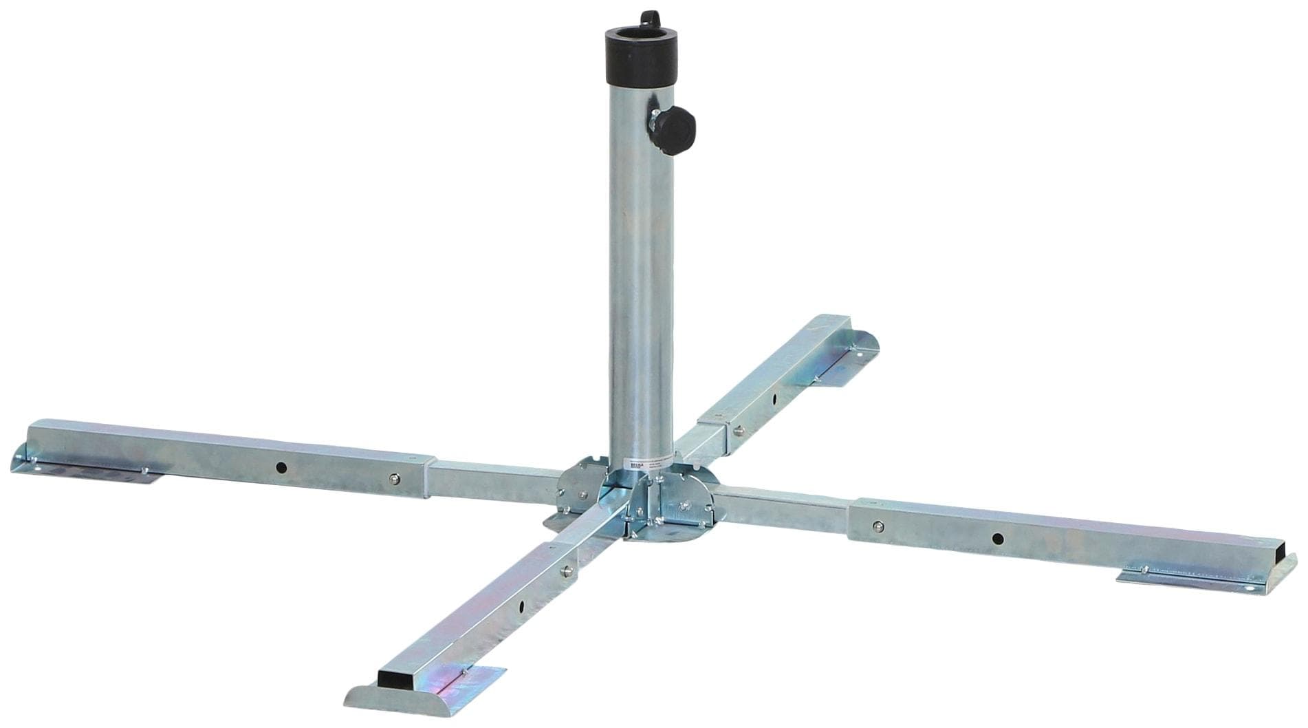 Siena Garden Schirmständer-Platte in Silber - Stabil und Klappbar