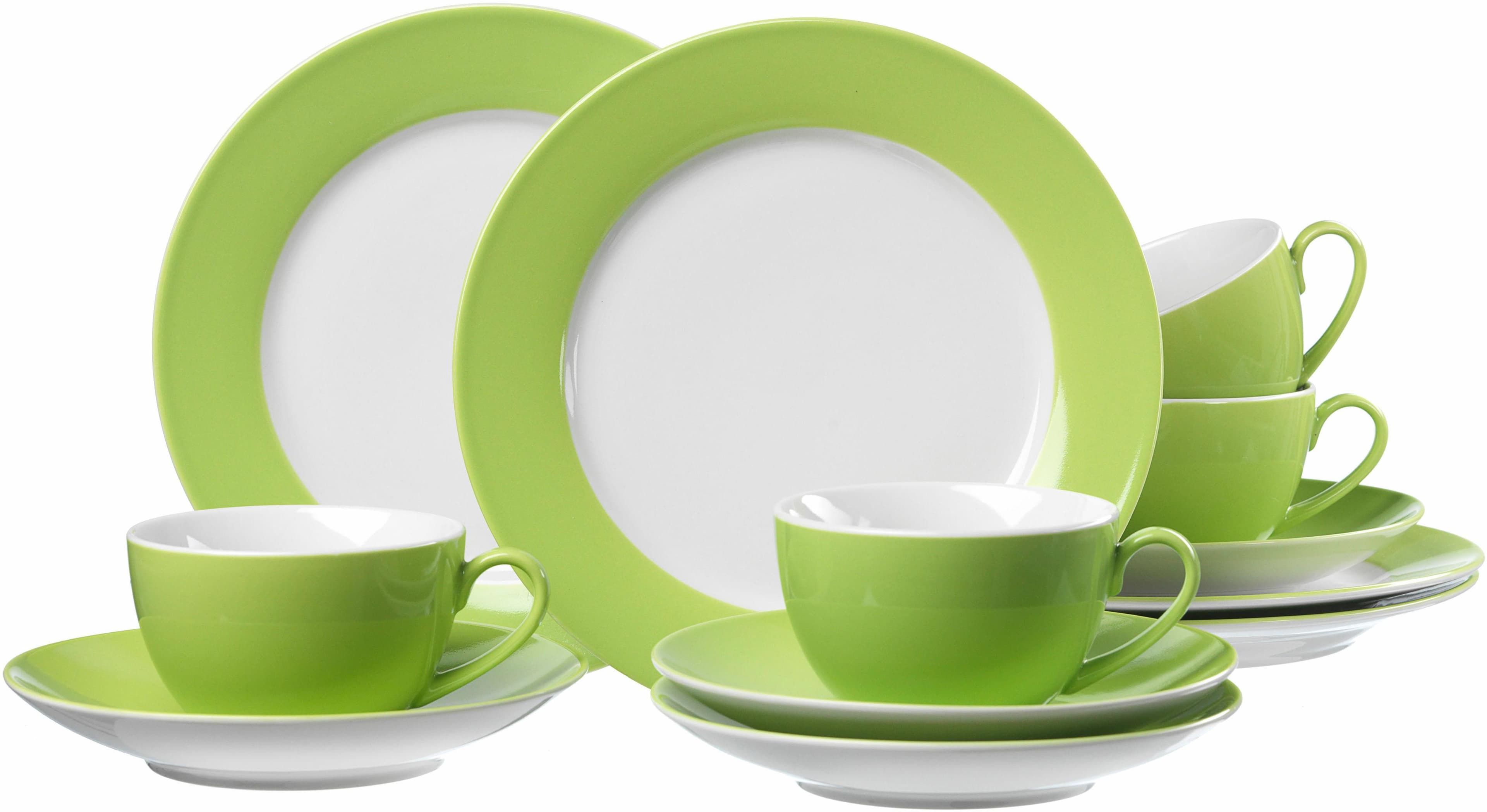 Ritzenhoff & Breker Kaffeeservice Doppio 12er Set Buntes Dekor