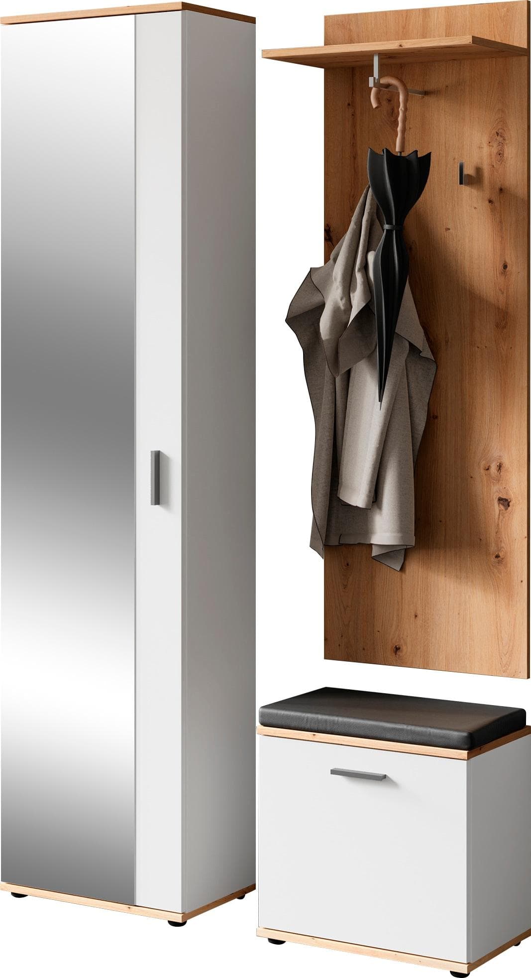 Modernes Garderobenset 3-teilig