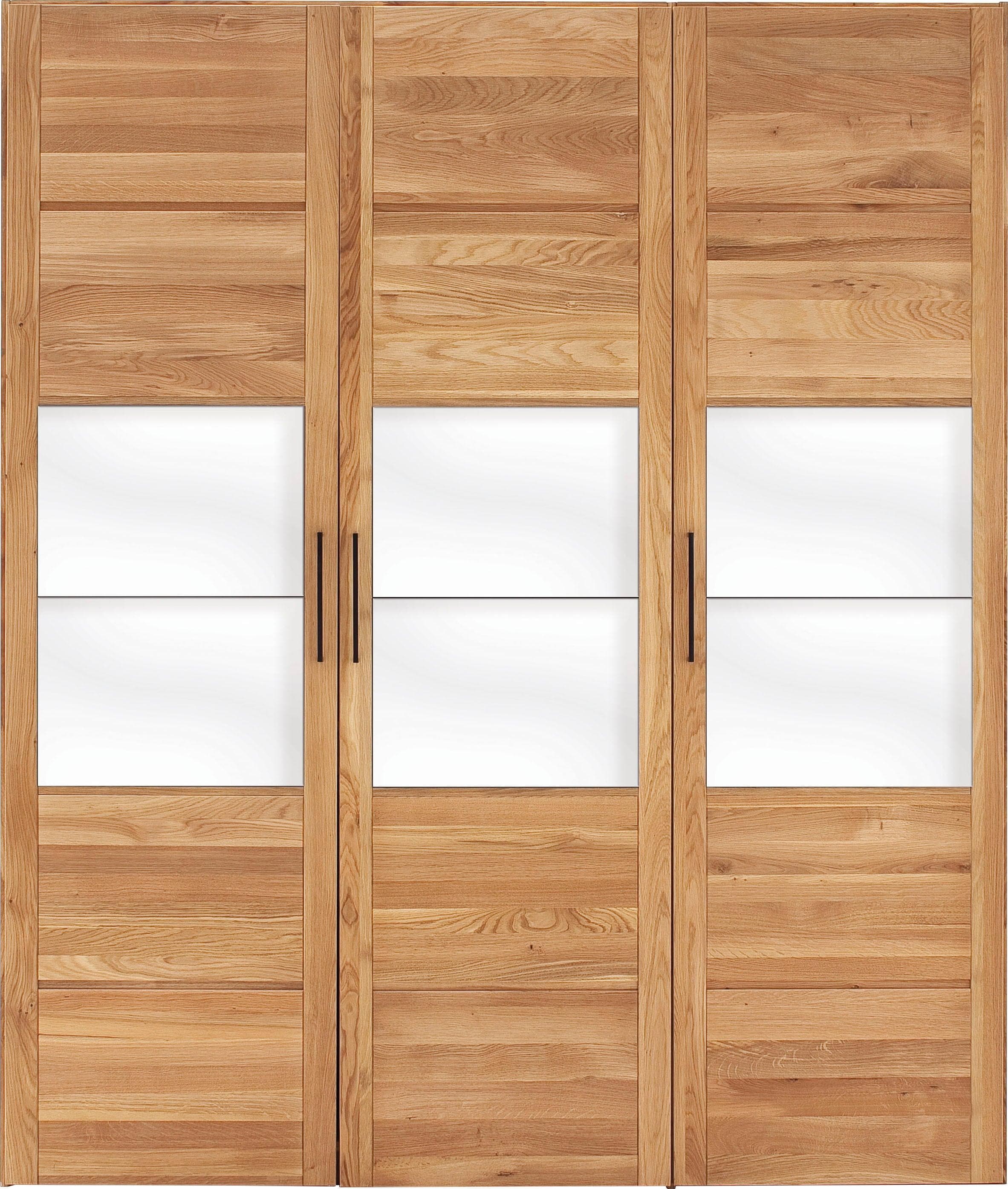 Home Affaire Drehtürenschrank Chamara Massives Eichenholz Beige