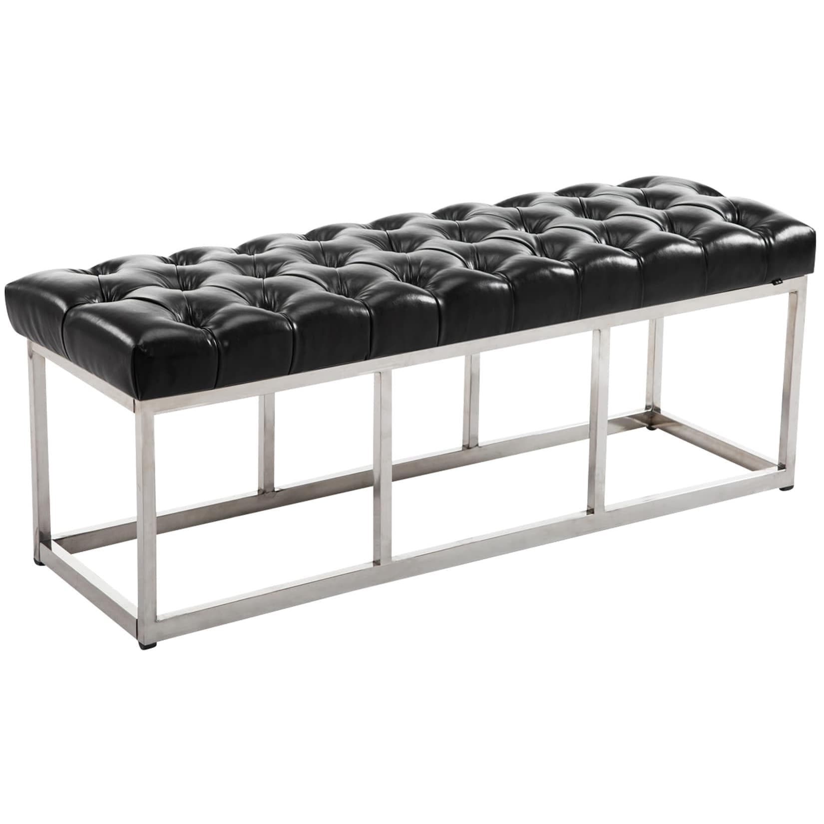 CLP Sitzbank Amun Kunstleder Mit Edelstahl-Gestell