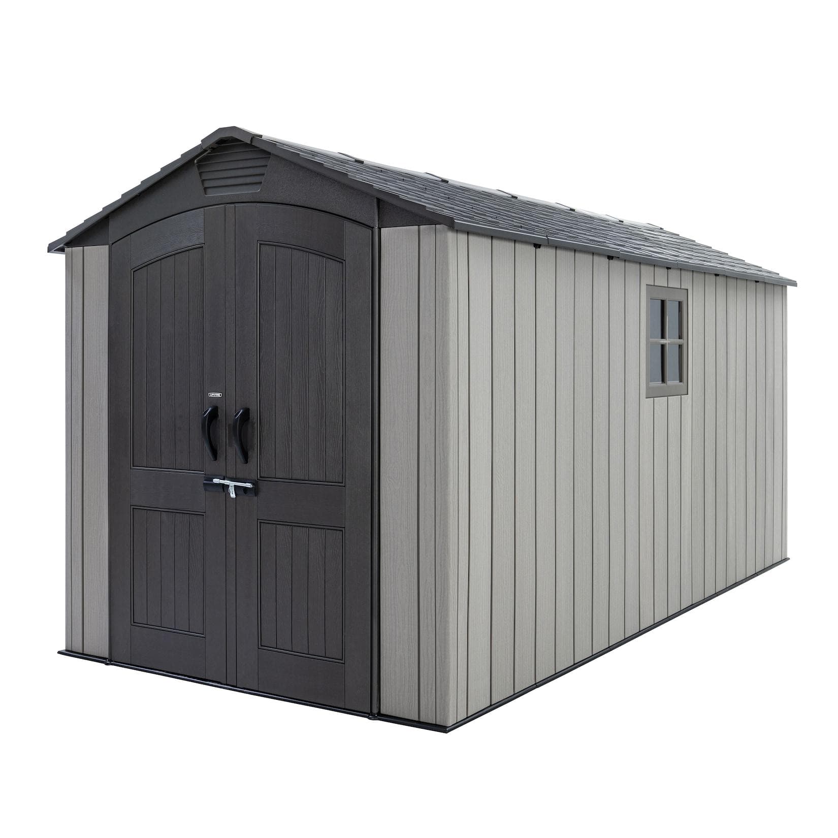 Lifetime Utah Kunststoff Gerätehaus Grau