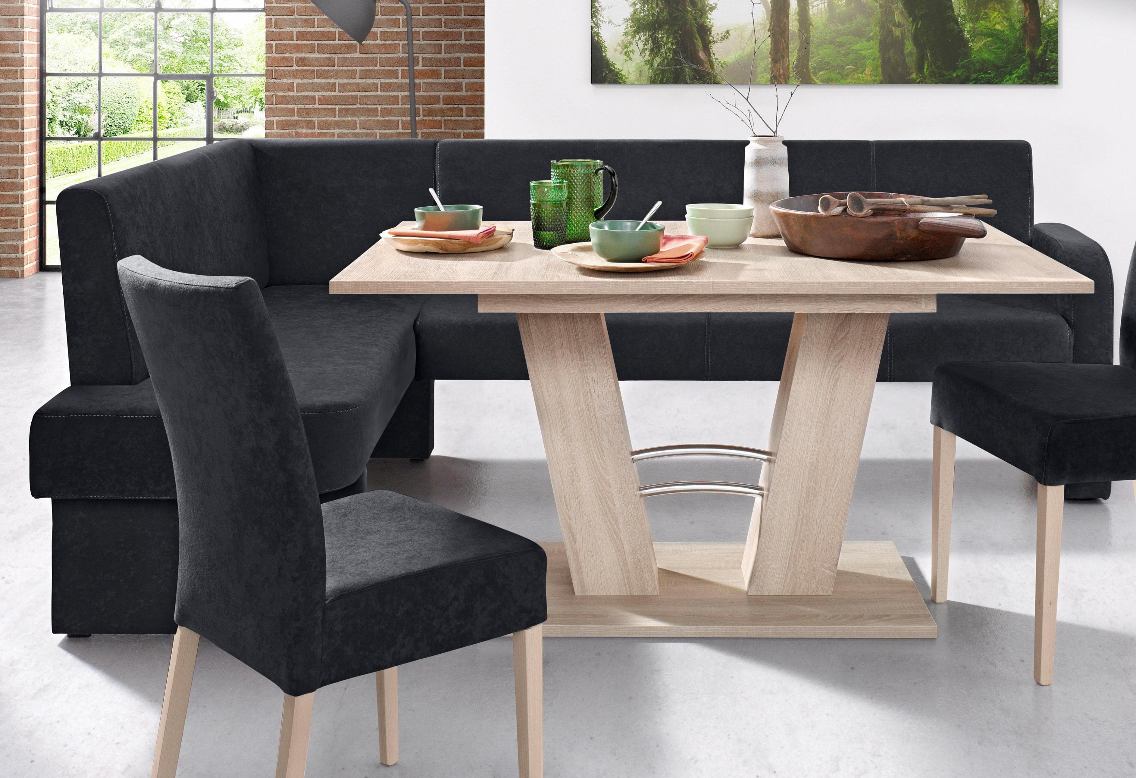 Gemütliche Eckbank in modernem Design