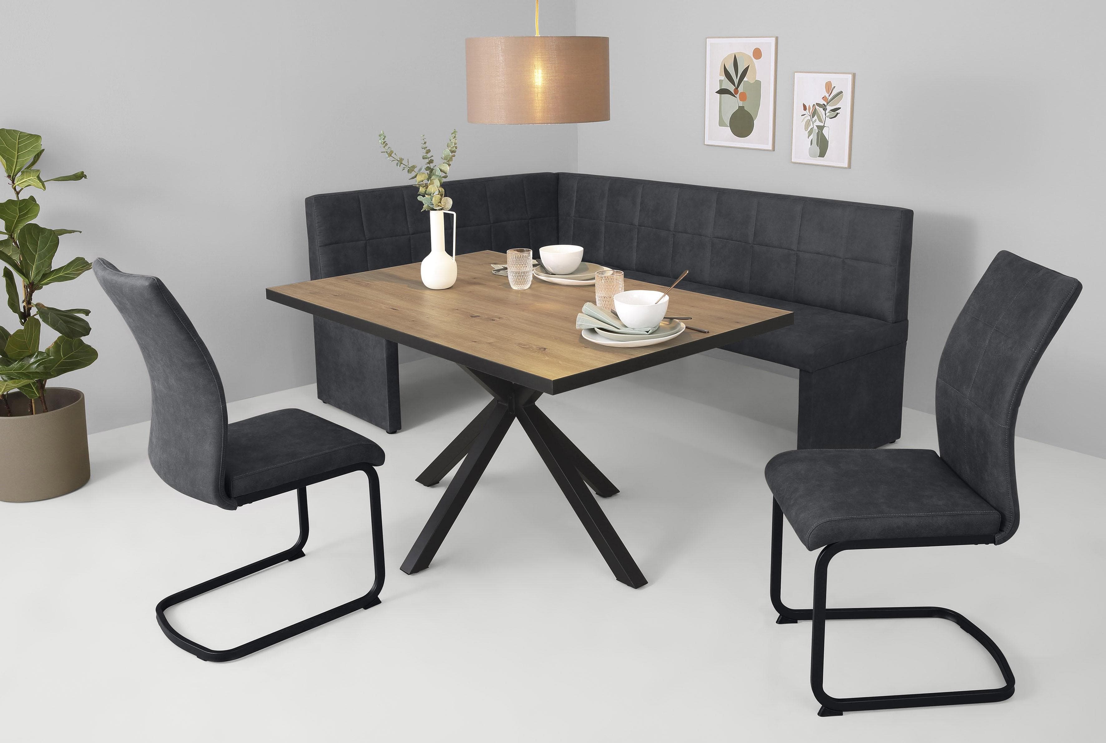 Essgruppe mit Dickkante und Microfaserbezug