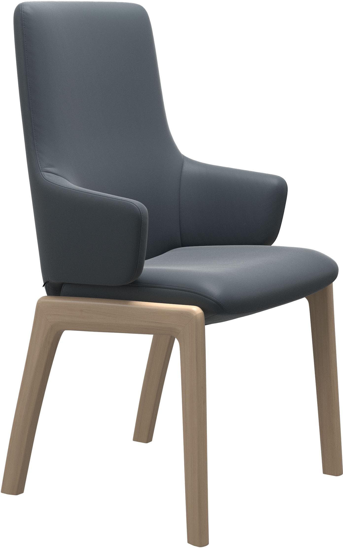 Polsterstuhl STRESSLESS Laurel Blau Leder BATICK