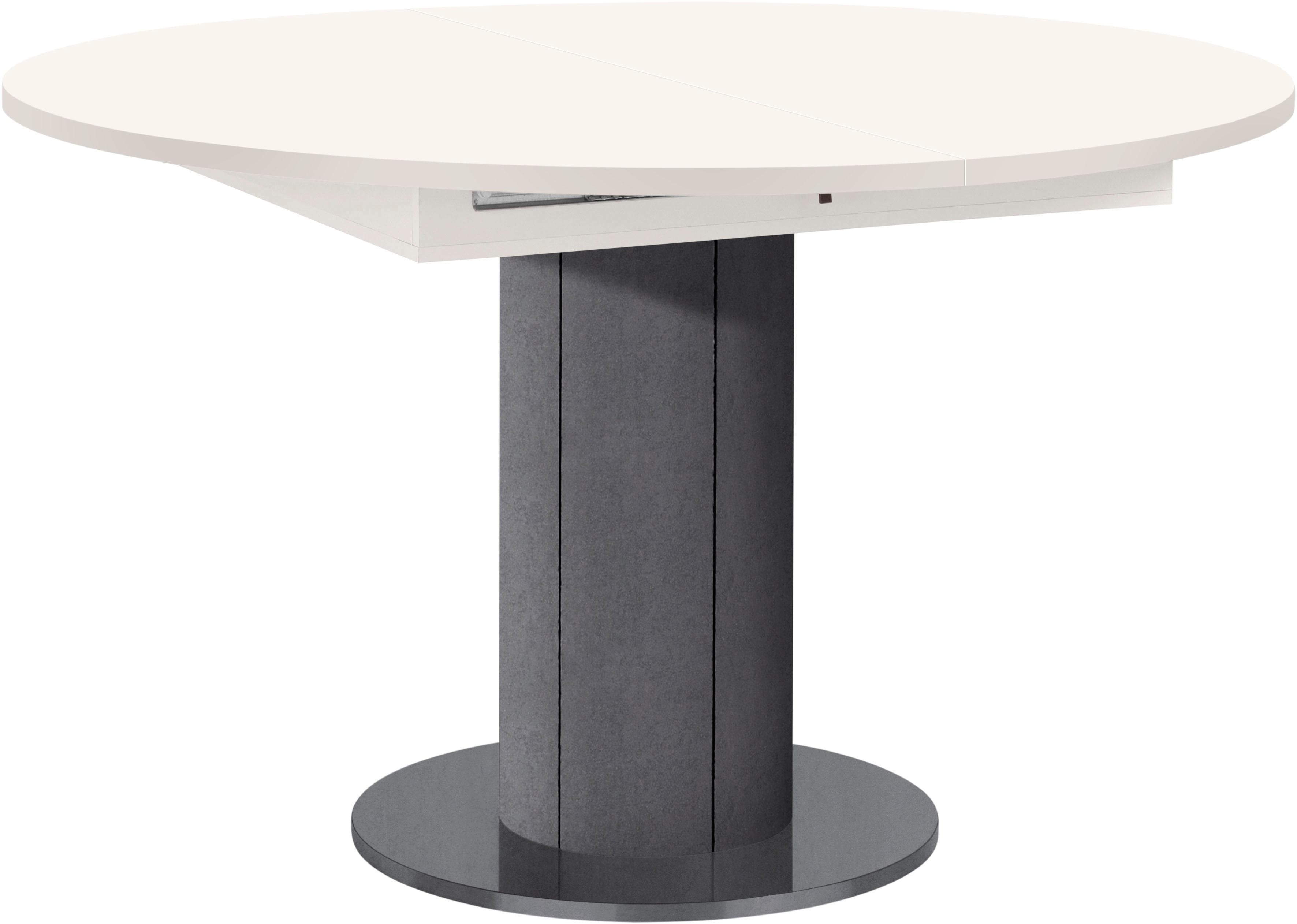 Mäusbacher Runder Esstisch mit Säulenuntergestell