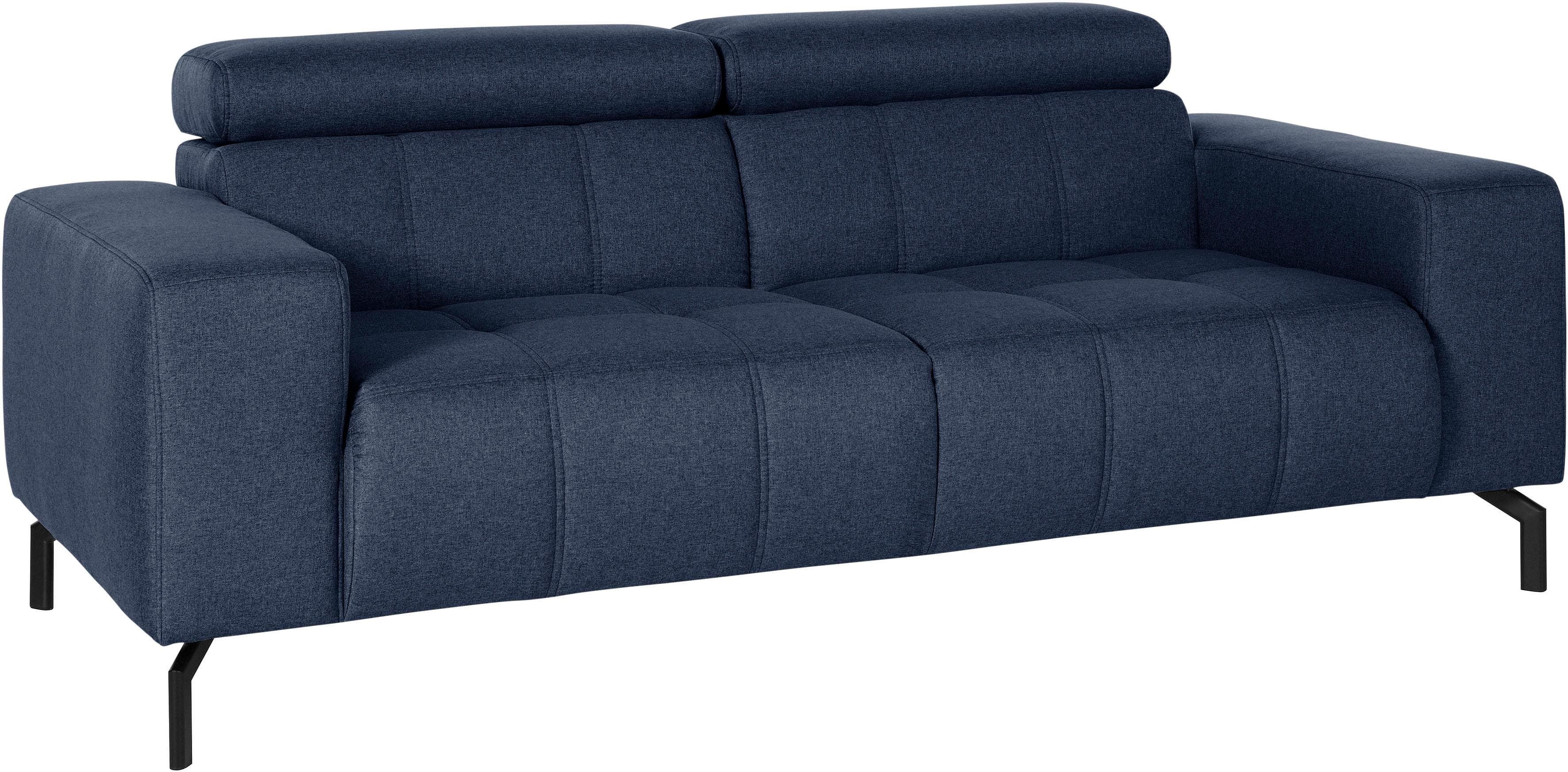2-Sitzer Sofa mit 6-fach verstellbarer Kopfstütze