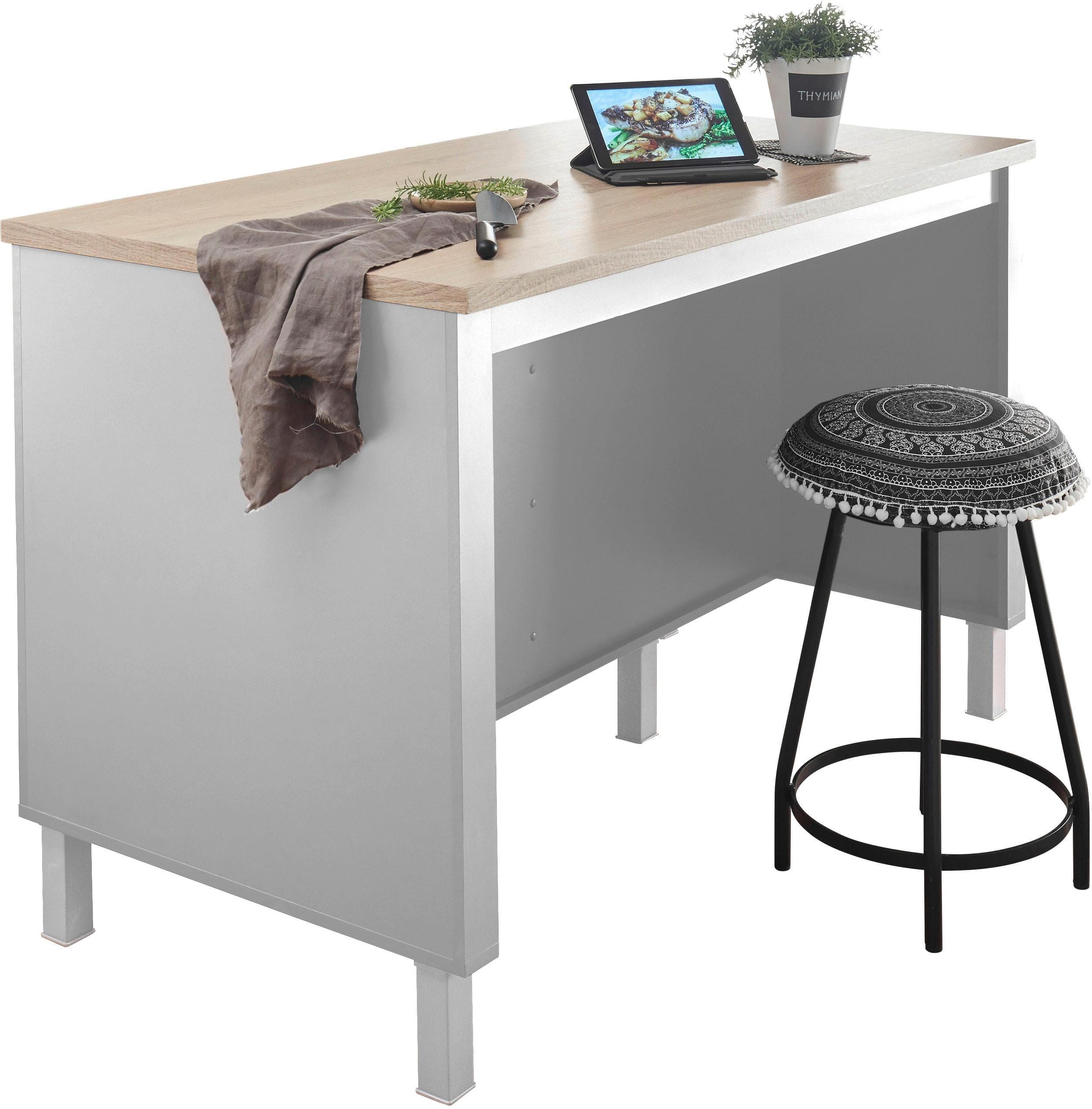 BASIC by Balculina Unterschrank Weiß Kücheninsel