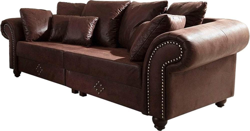 Big-Sofa King George Mega Sofa von Home Affaire, Dunkelbraun