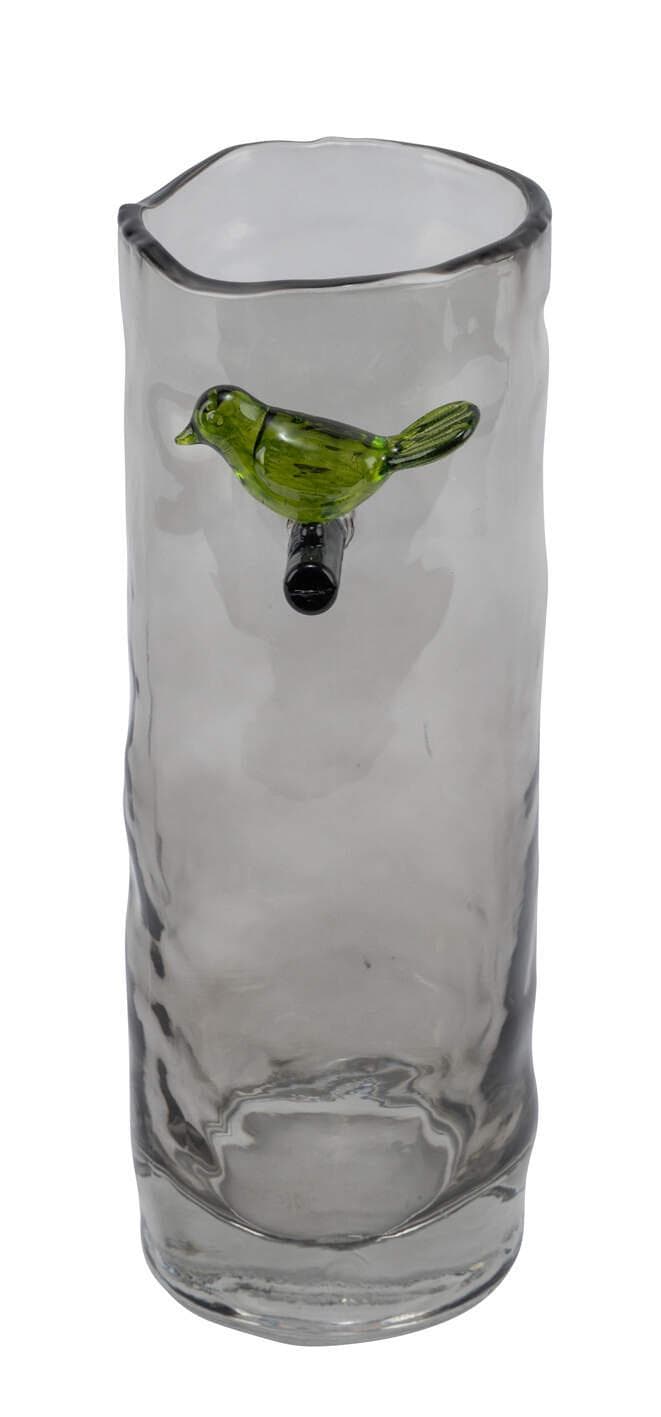 Vase BIRDY Grün Glas