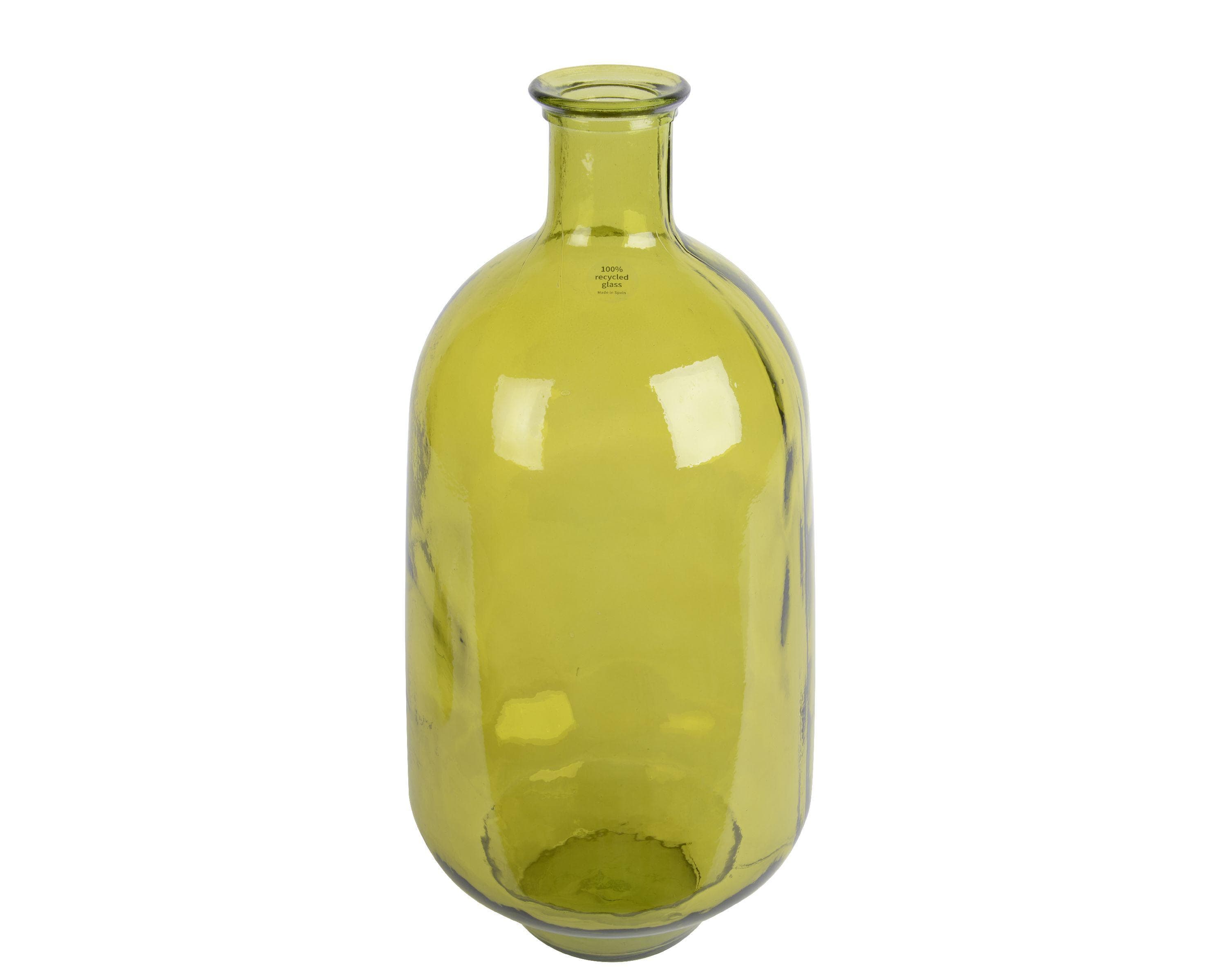 Vase Grün Recycleglas