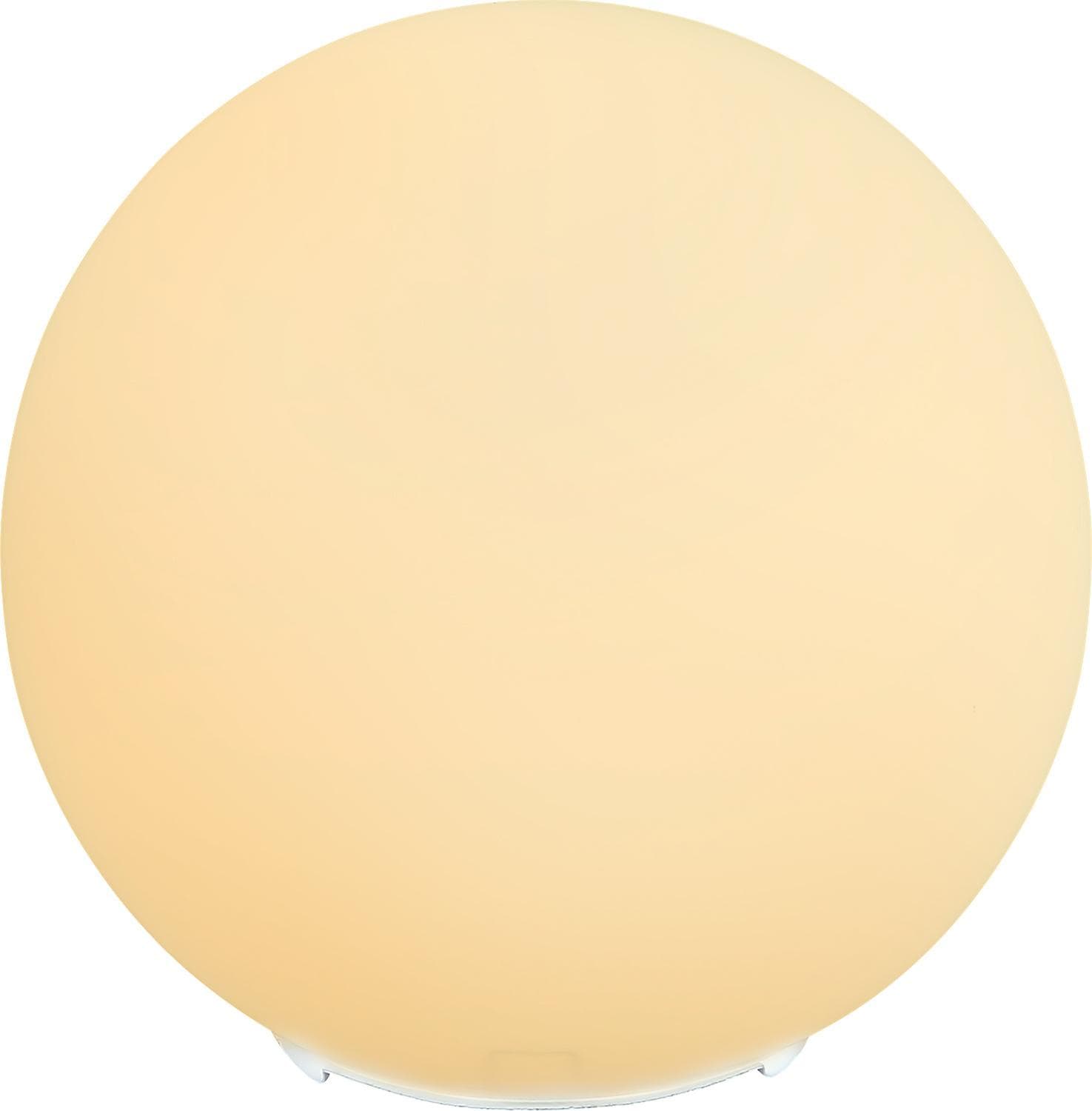 GLOBO LIGHTING Schreibtischlampe Nickel matt Glaskugel opal