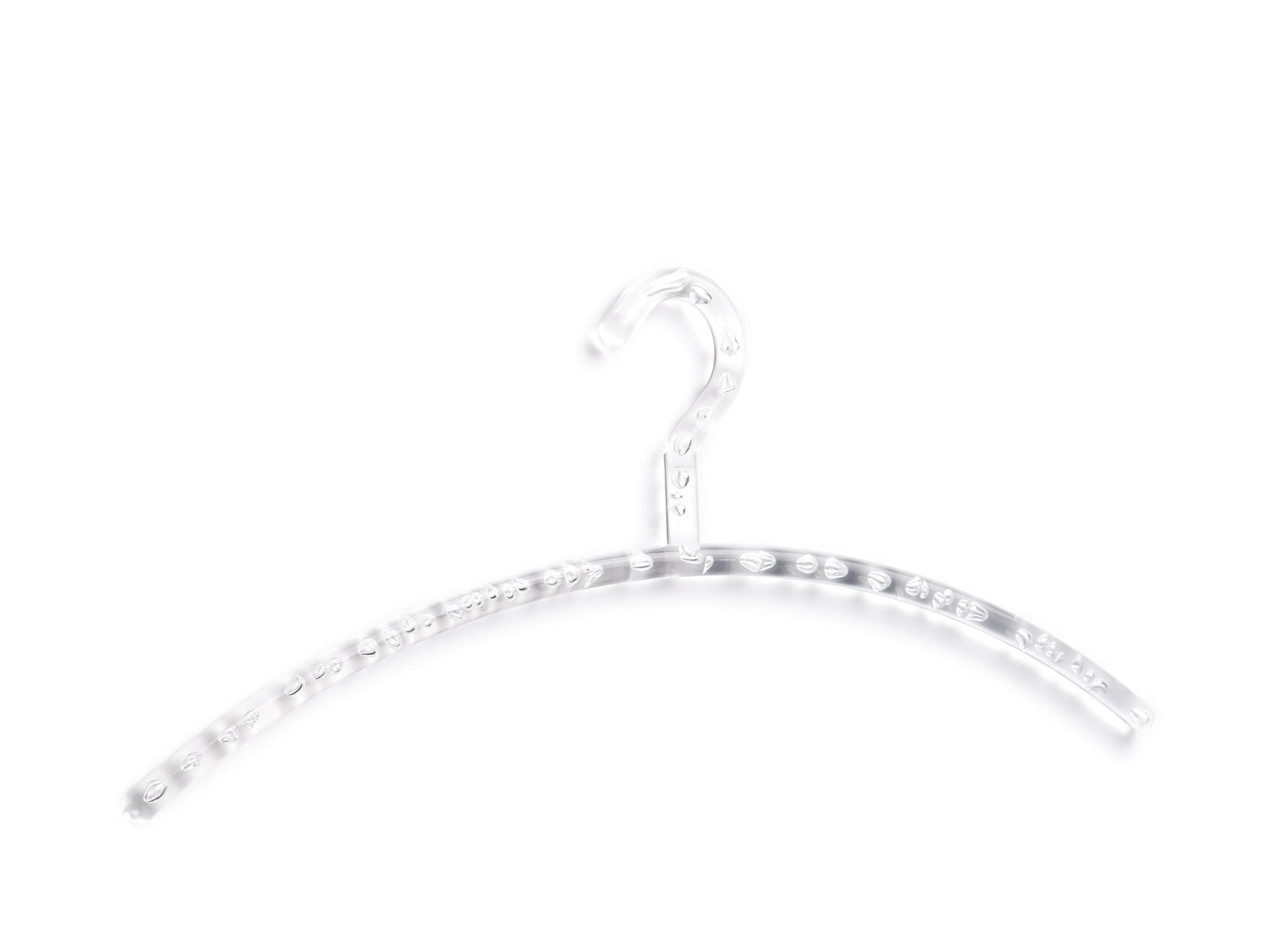 Kleiderbügel Lago Kunststoff Transparent