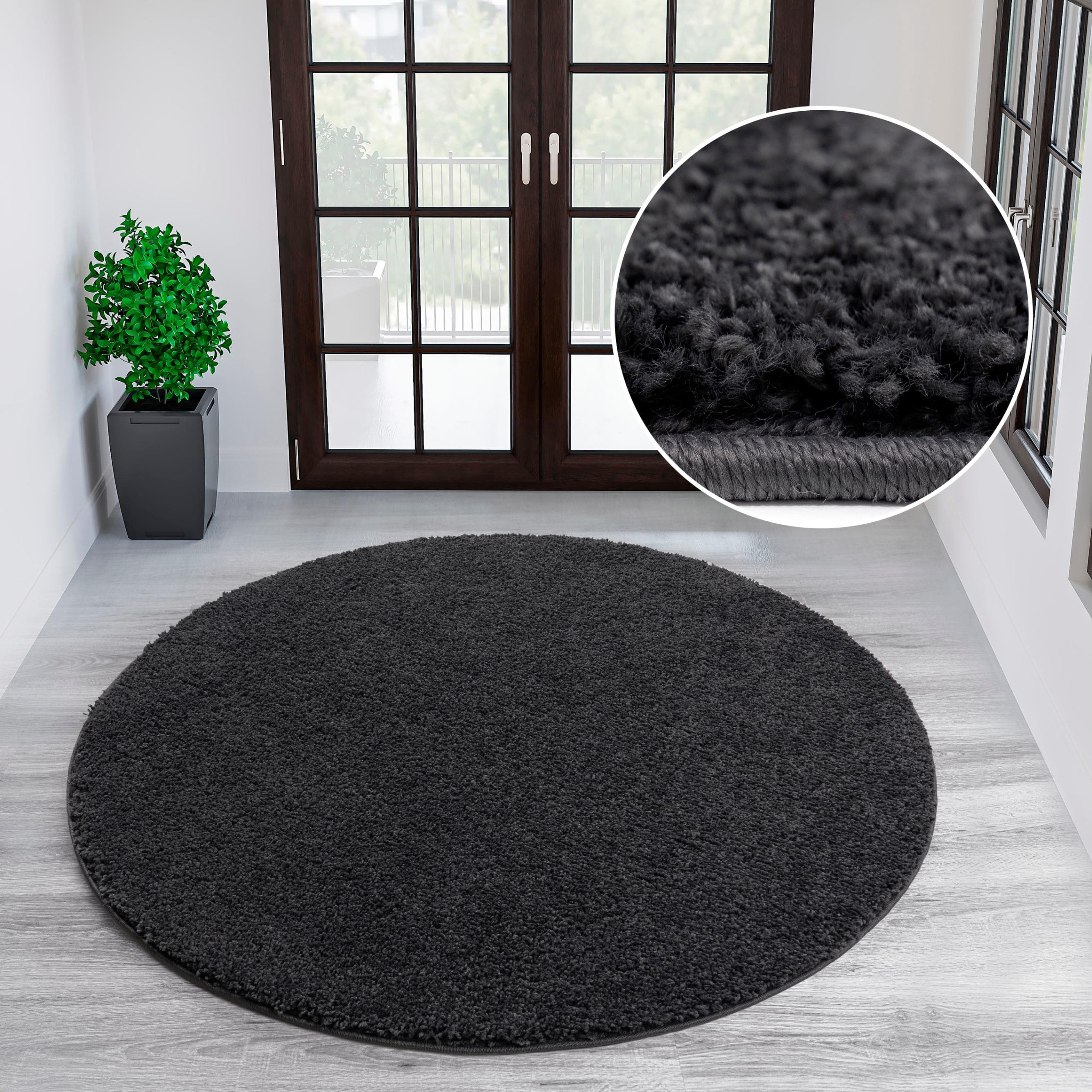 My Home Shaggy 30 Teppich: Weicher, Kuscheliger Hochflor in Uni-Farben