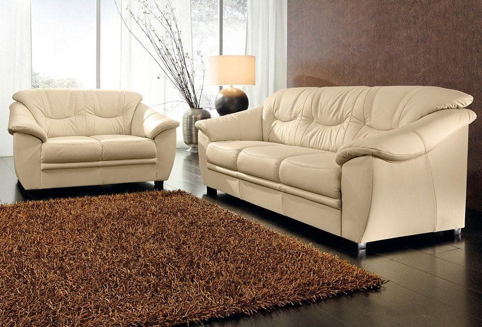 2-teilige Kunstledergarnitur SOFTLUX® - Sofa & Sessel