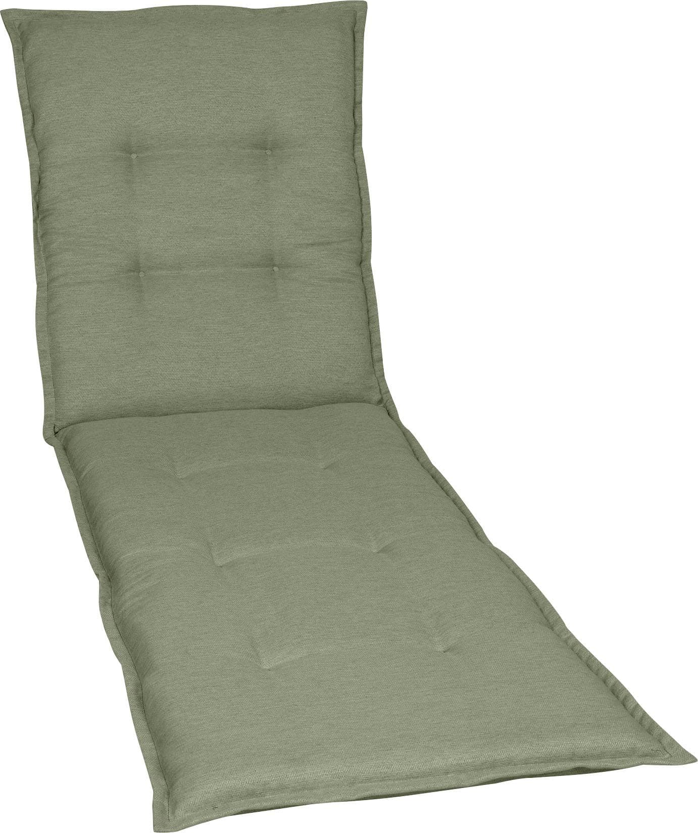 GO-DE NISA Gartenliegenauflage Grün - Komfortabel & UV-beständig