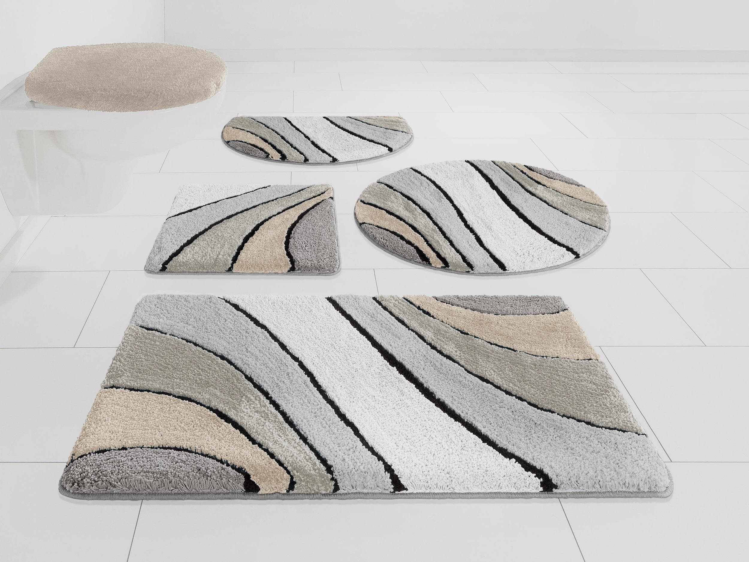 Badematte MY HOME Josie Badvorleger Badezimmer Teppich