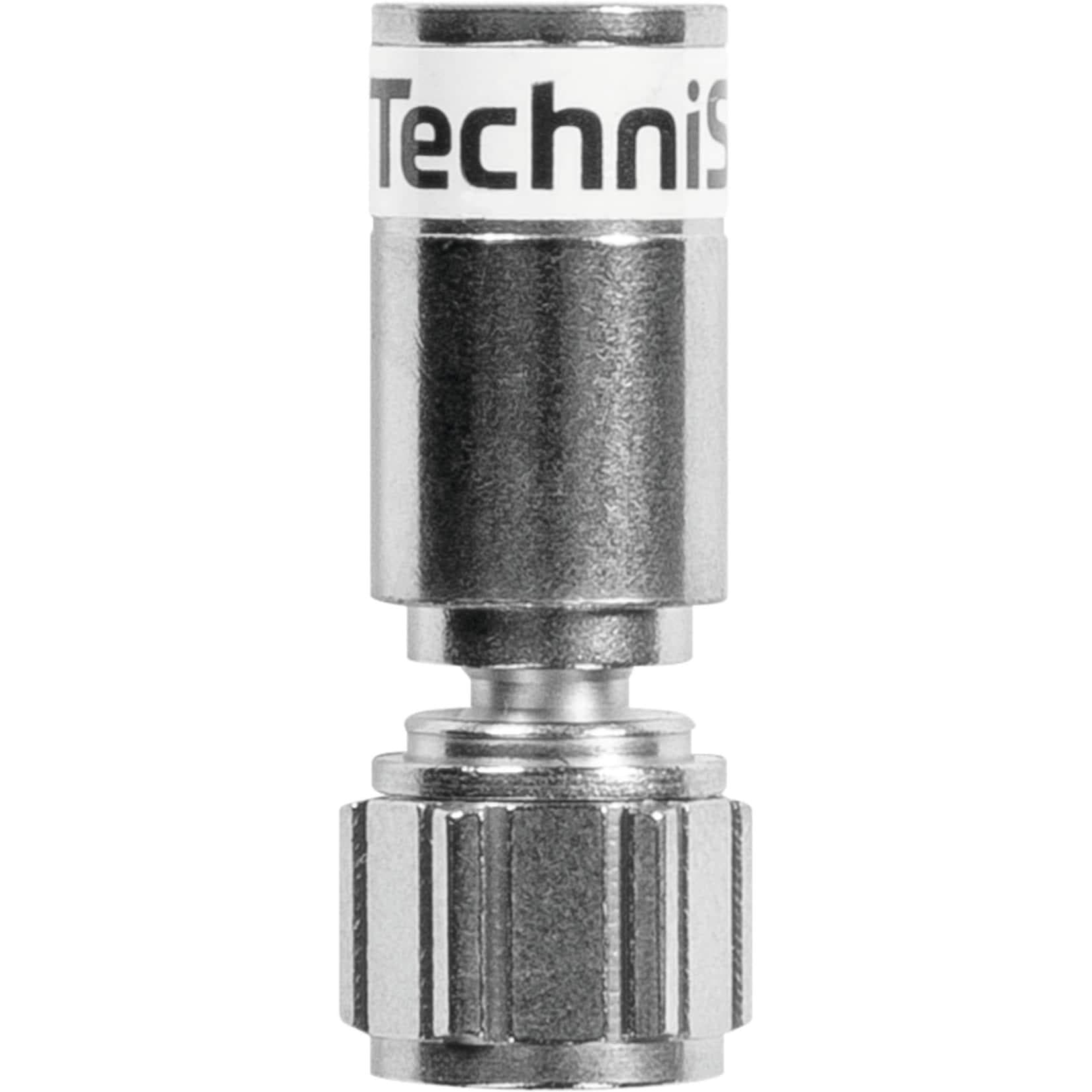 TechniSat F-Kompressionsstecker 100 Stück silber High-End