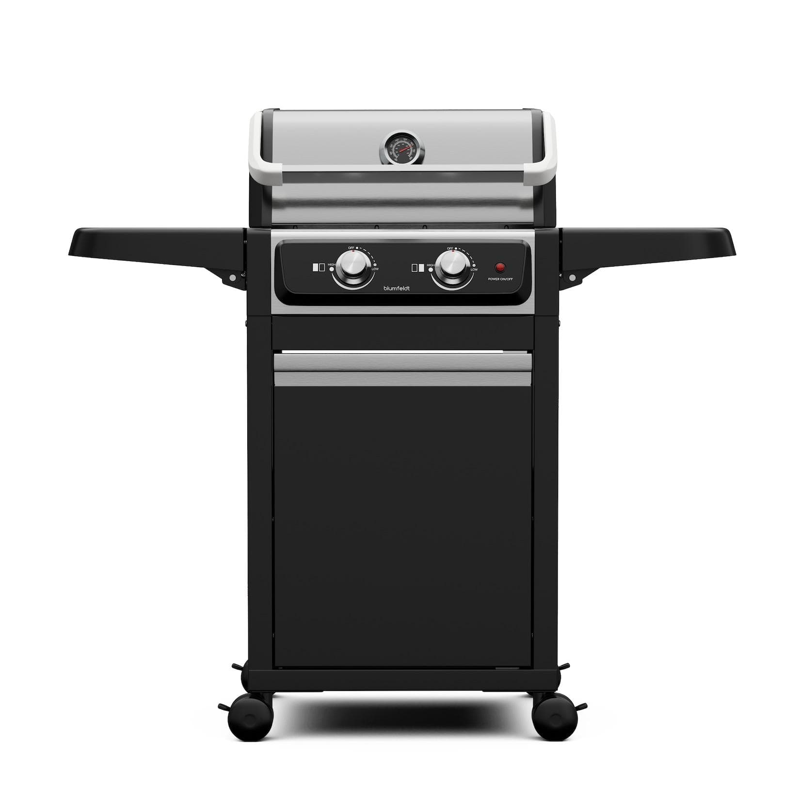 ElectricPro Elektrogrill Leistungsstark Klappbare Seitentische Thermometer