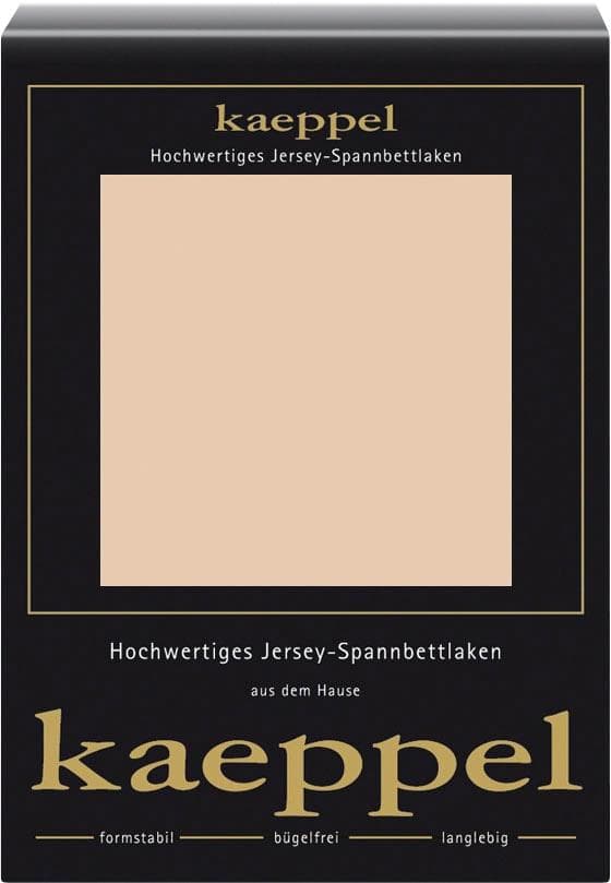 Kaeppel Spannbettlaken Single Jersey Mako Elasthan: Baumwolle, Gummizug