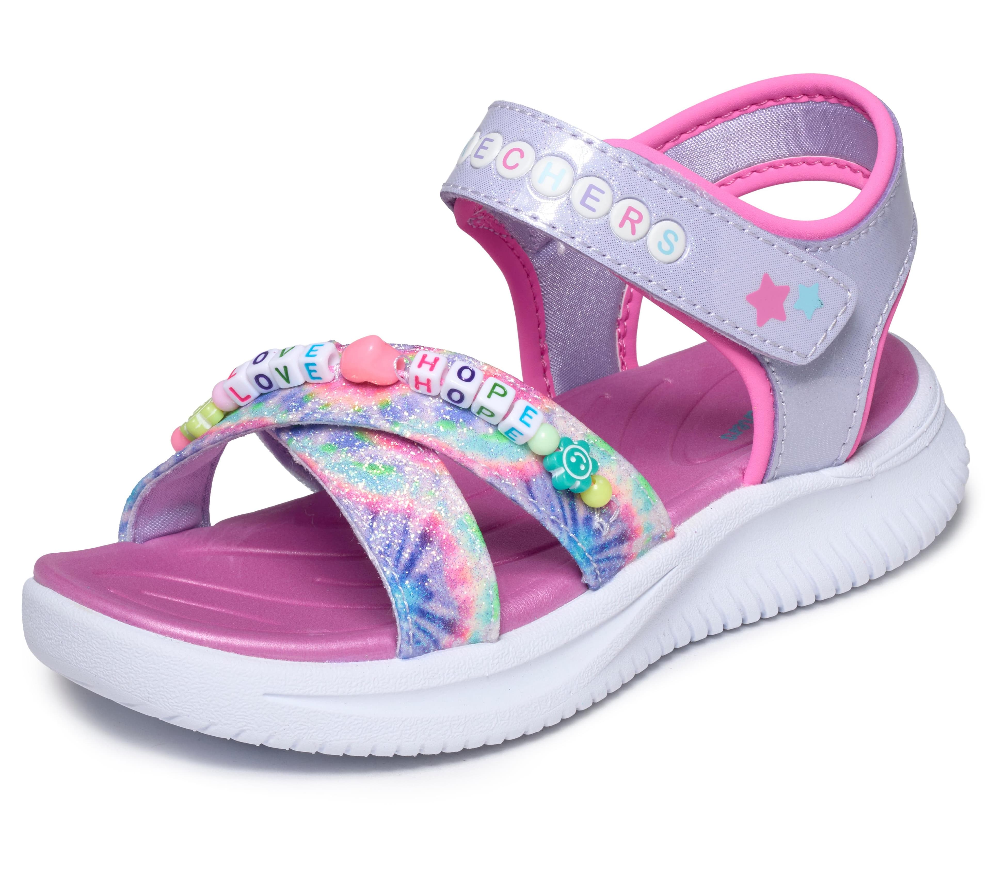 Skechers Jumpsters Sandal Mädchen Größe 32 Glitzer