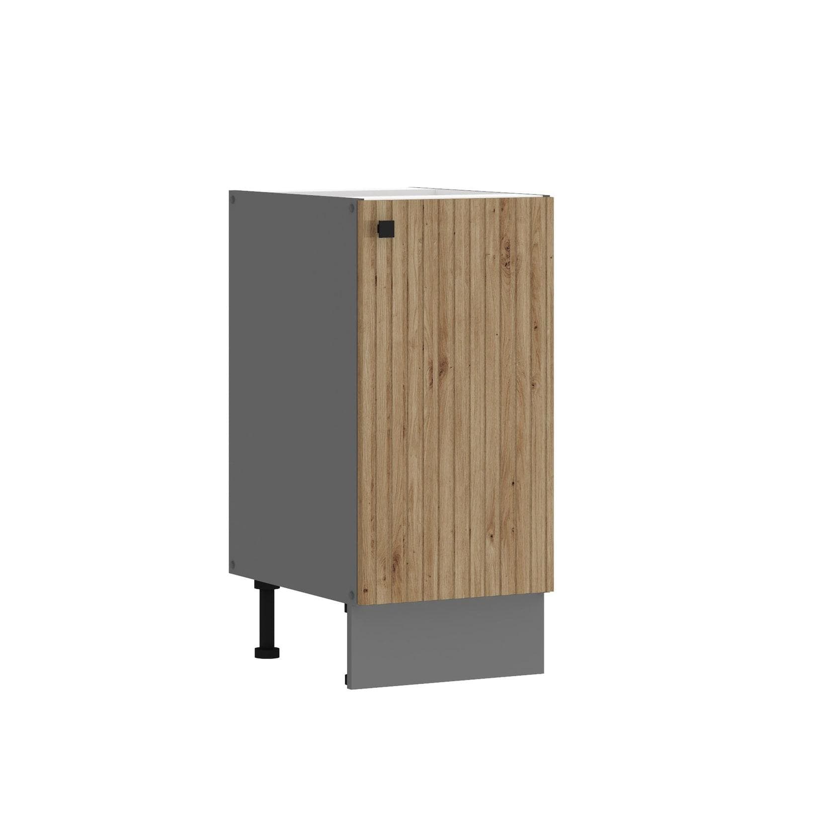 Küche AVA Artisan Unterschrank 40 cm Lamellenoptik