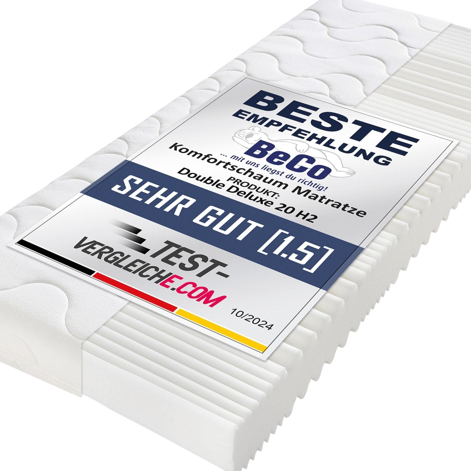 Beco Double Deluxe Komfortschaummatratze: Formstabil & Atmungsaktiv