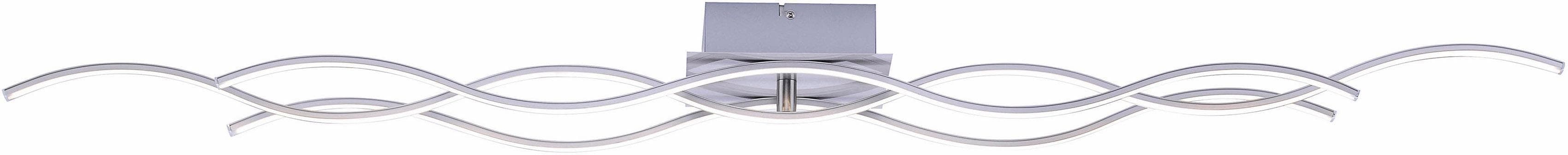 JUST LIGHT WELLA LED Deckenleuchte Warmweiß - Modernes Design, Energiesparend