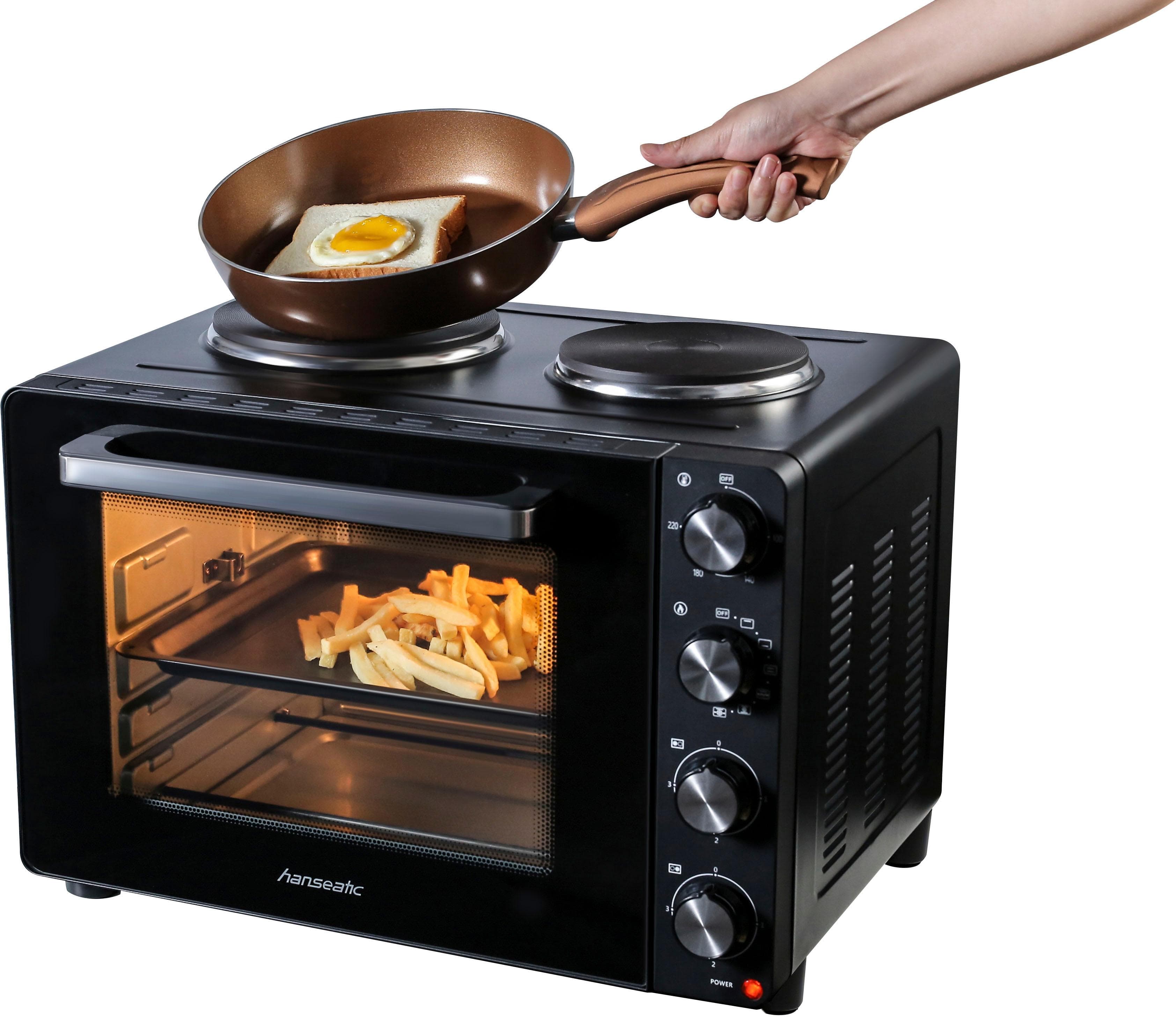 Hanseatic Mini Backofen HMO366BKB Schwarz