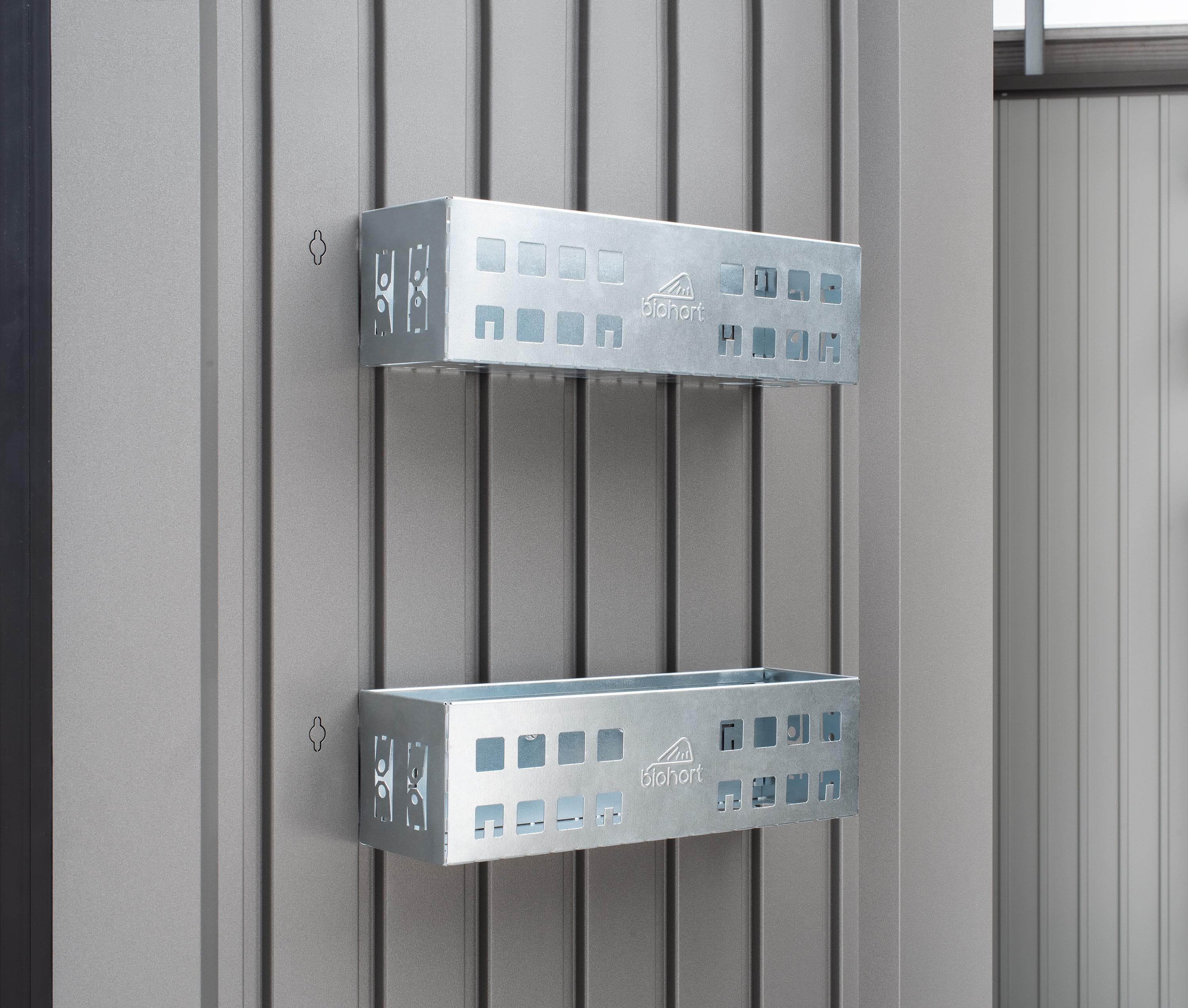 BioHort Türkorb Regal Silber