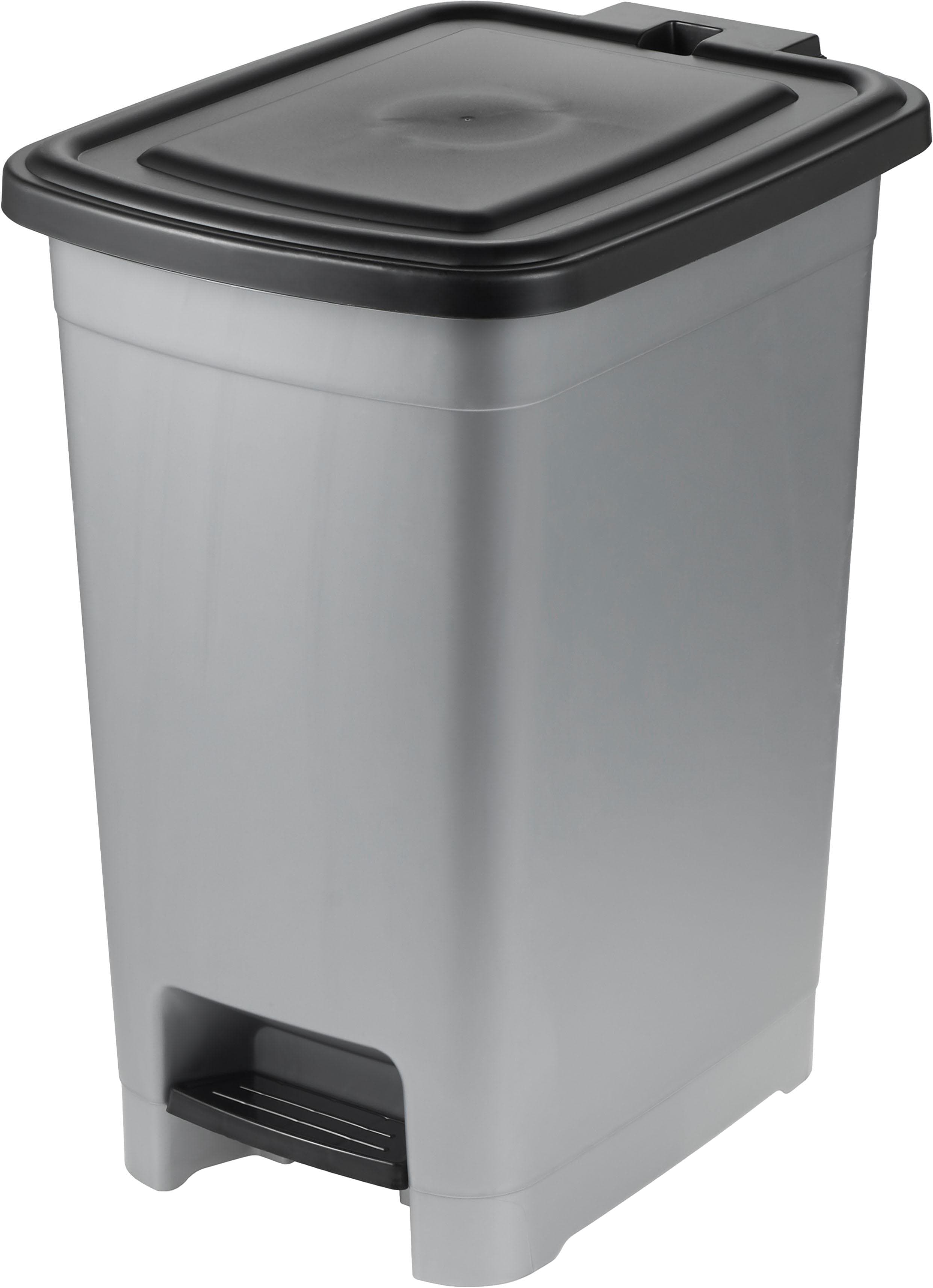 KEEEPER Mülleimer Olaf Silber Kunststoff