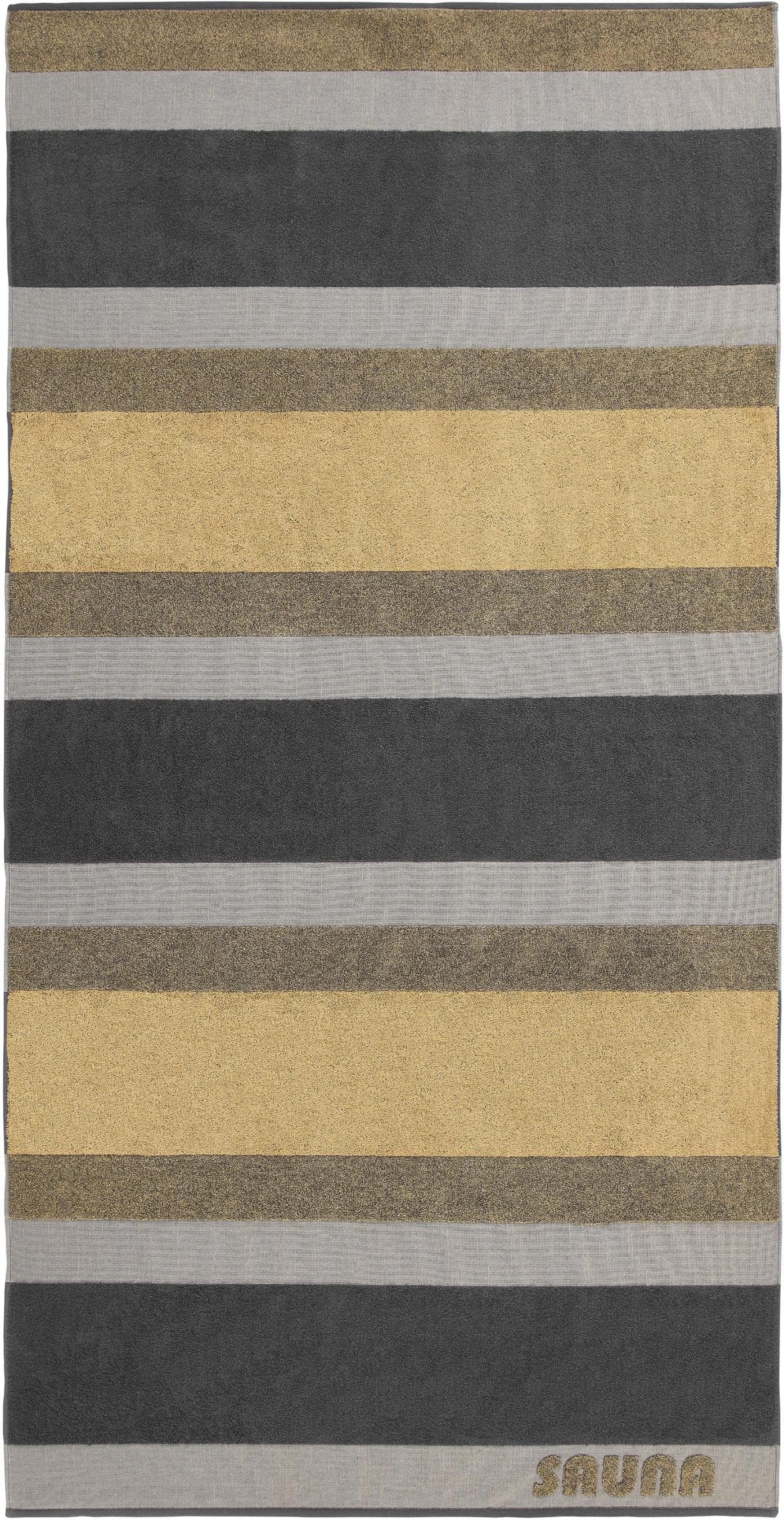 Saunatuch SaunaStripe Gold Dyckhoff