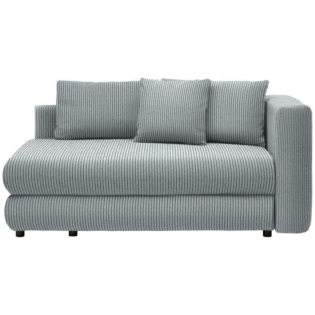 Cantus Récamiere Blaugrau Textil mit Liegefunktion