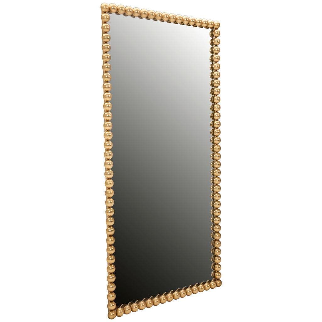 Mid.you Wandspiegel Gold Rechteckig Metall Glas