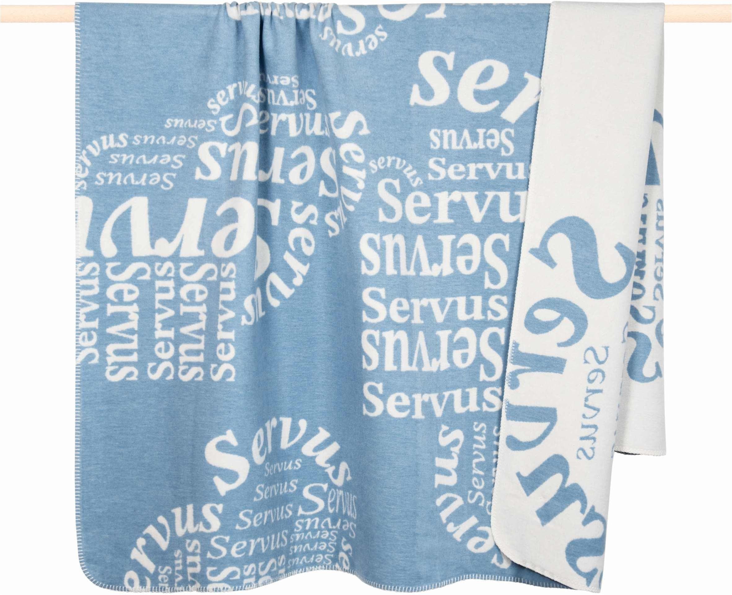 PAD Wohndecke Servus Blau: Stilvolle Heimtextilien mit Modernem Design