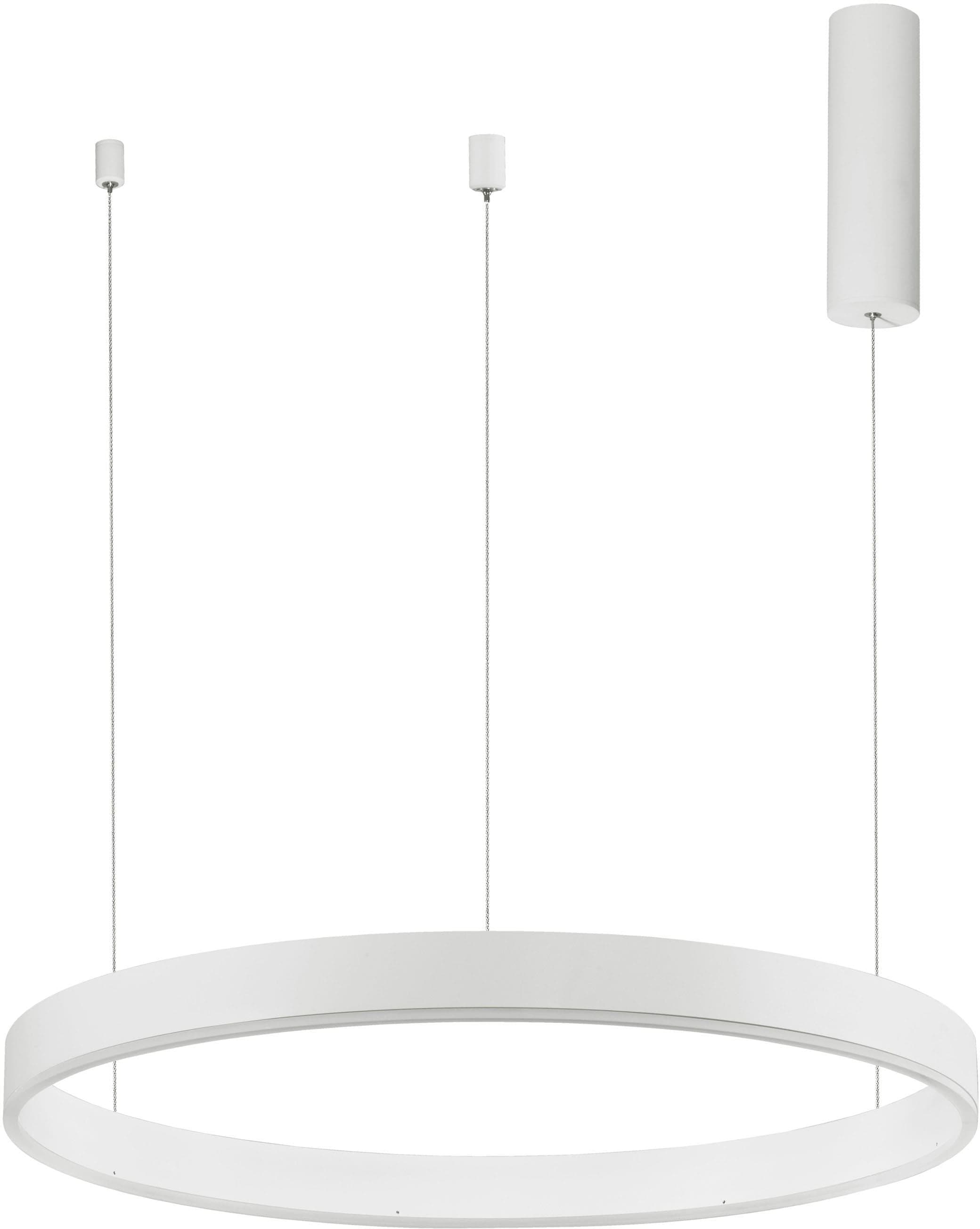 NOVA LUCE LED-Hängeleuchte Motif Weiß Dimmbar Höhenverstellbar