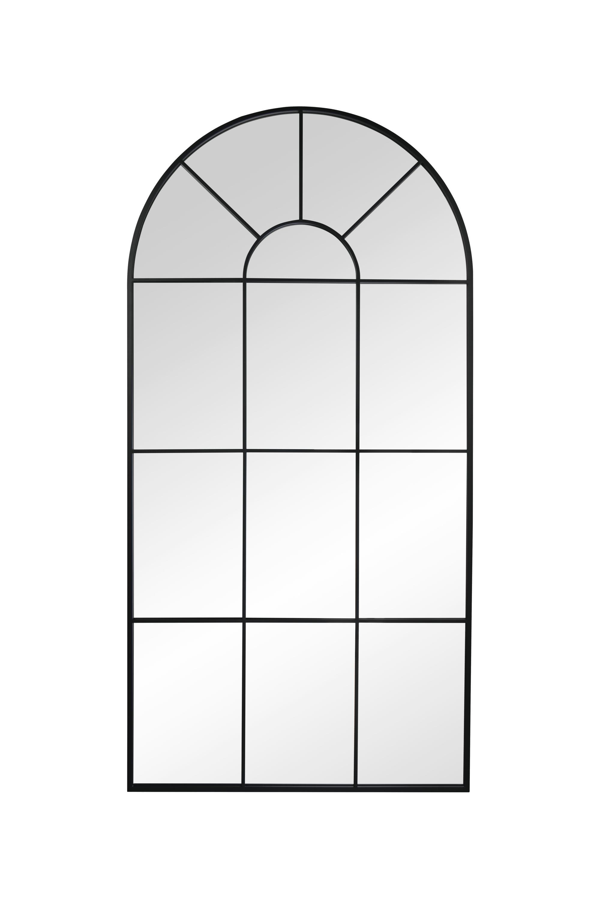 Dekospiegel MARIT von Mirrors and More mit Metallrahmen schwarz