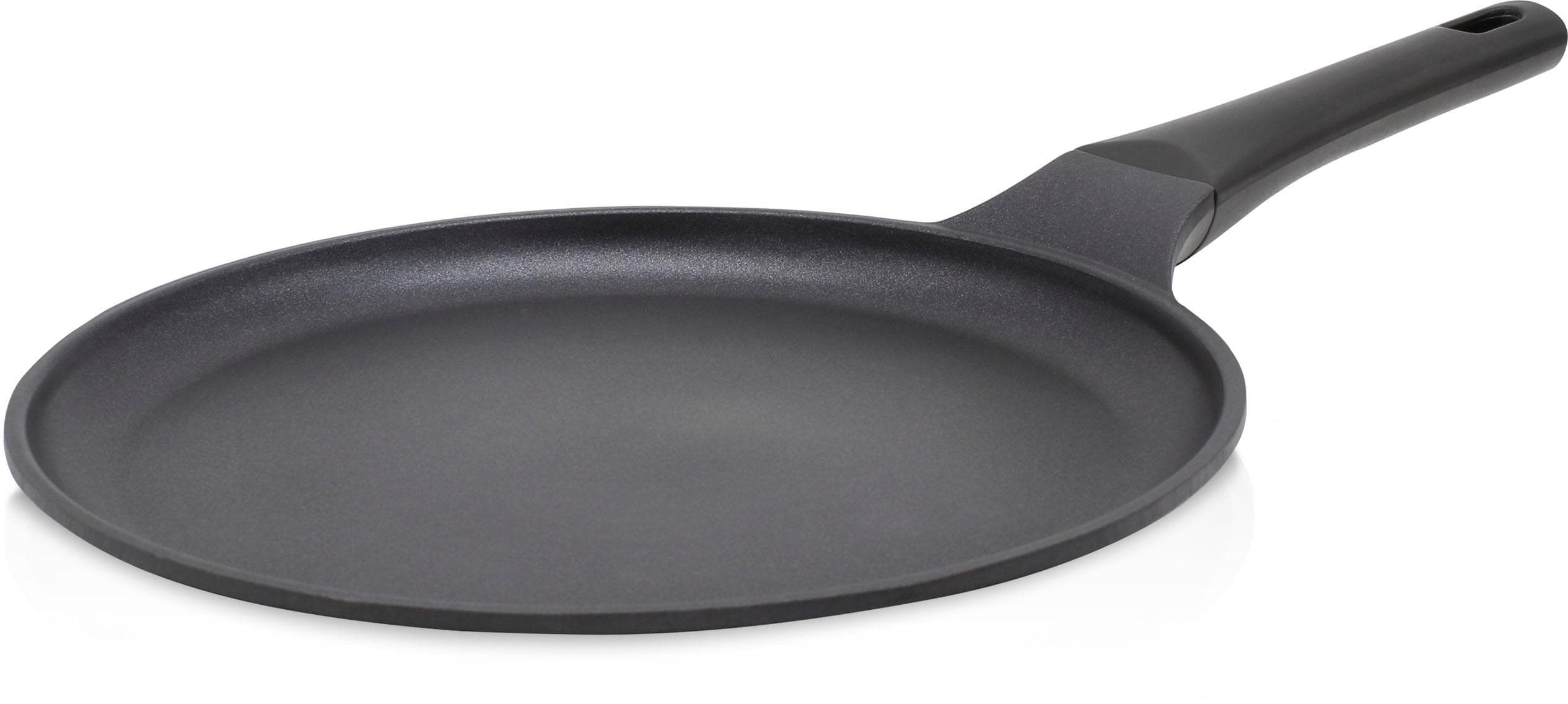 KRÜGER Crêpepfanne Delta Schwarz Antihaftbeschichtet Aluminiumguss