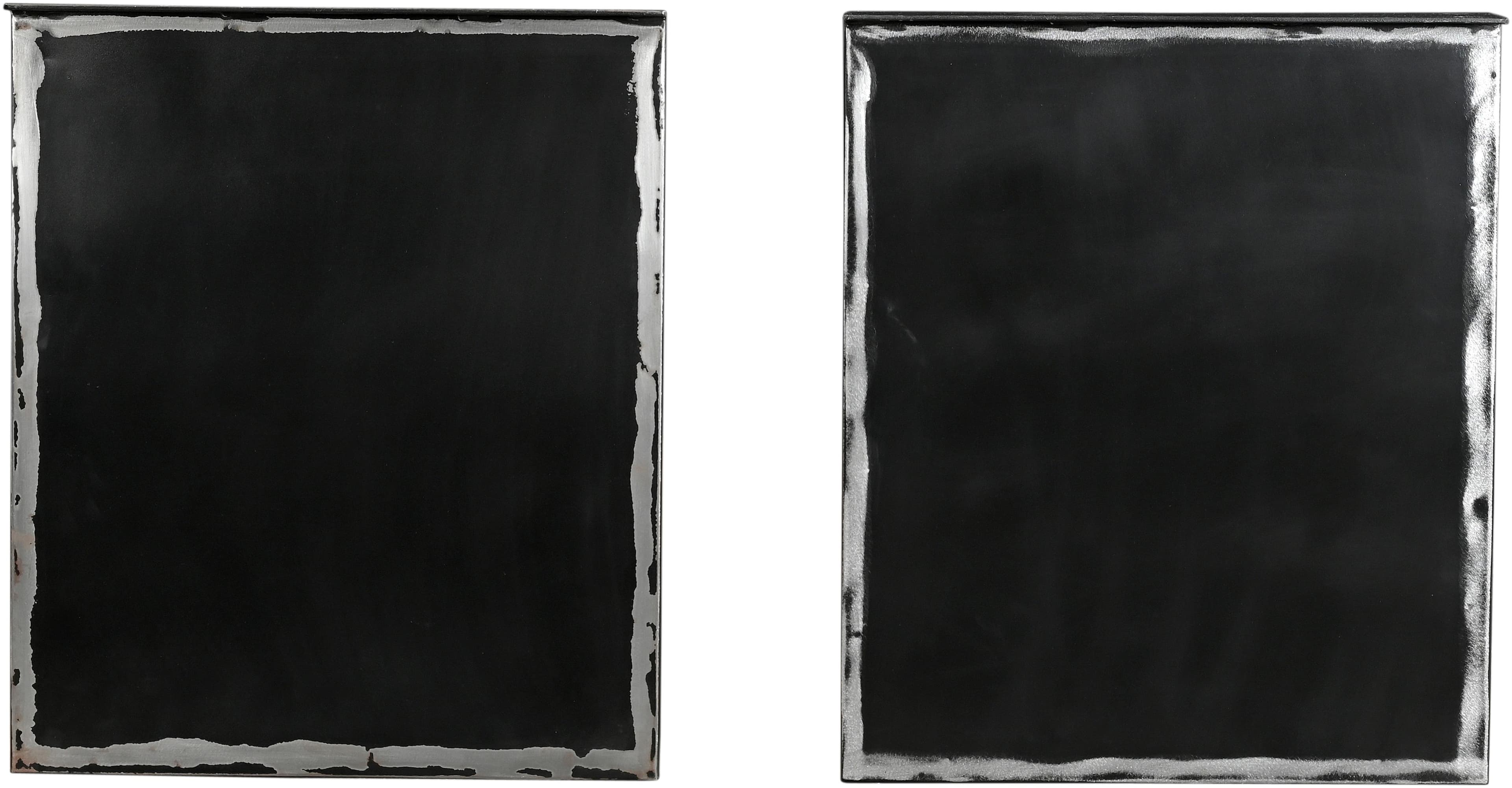 SIT Tischbein im Used-Look - Antikschwarz, Metall, Lackiert