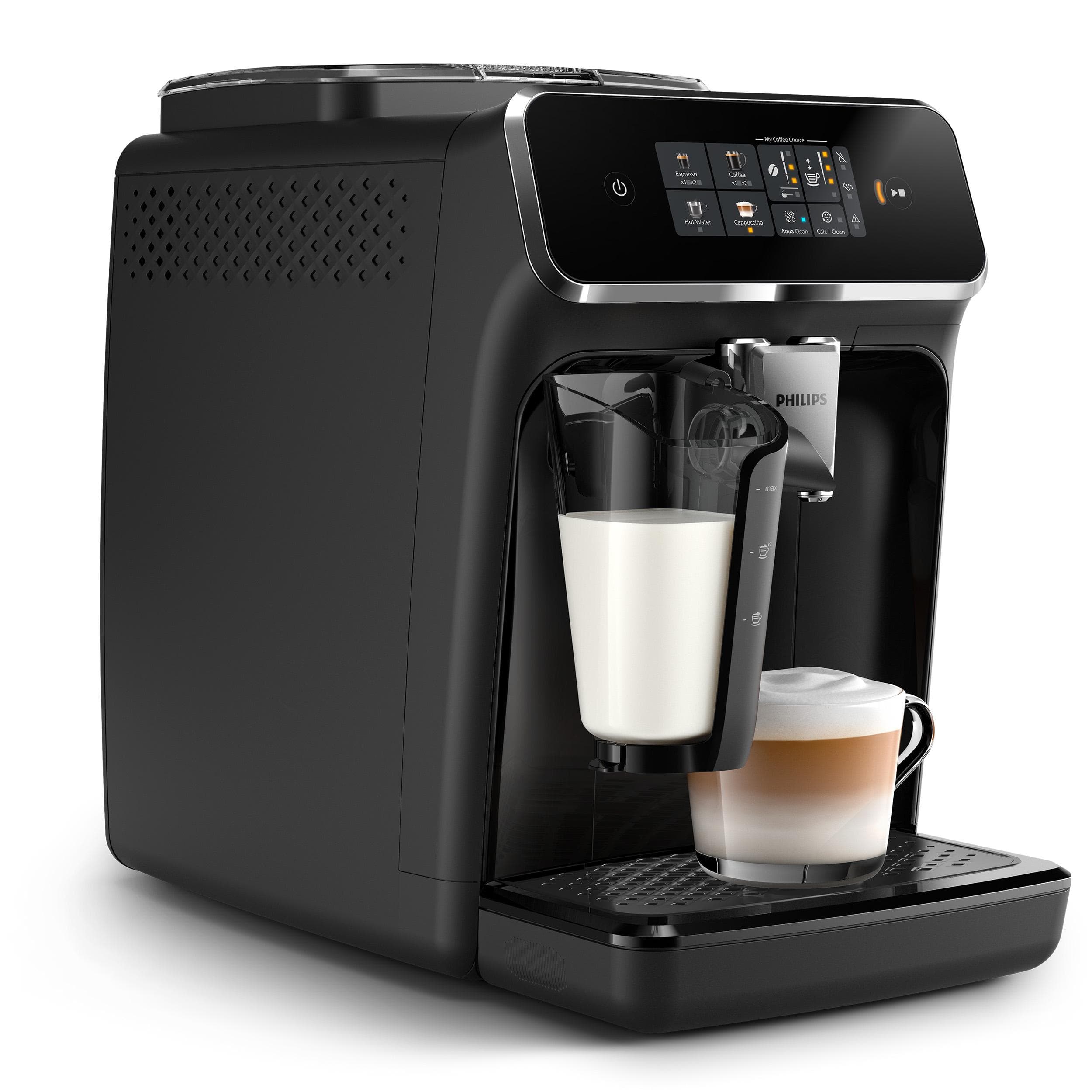 PHILIPS EP2331/10 Serie 2300 LatteGo 3 Kaffeespezialitäten Kaffeevollautomat Klavierlack-Schwarz