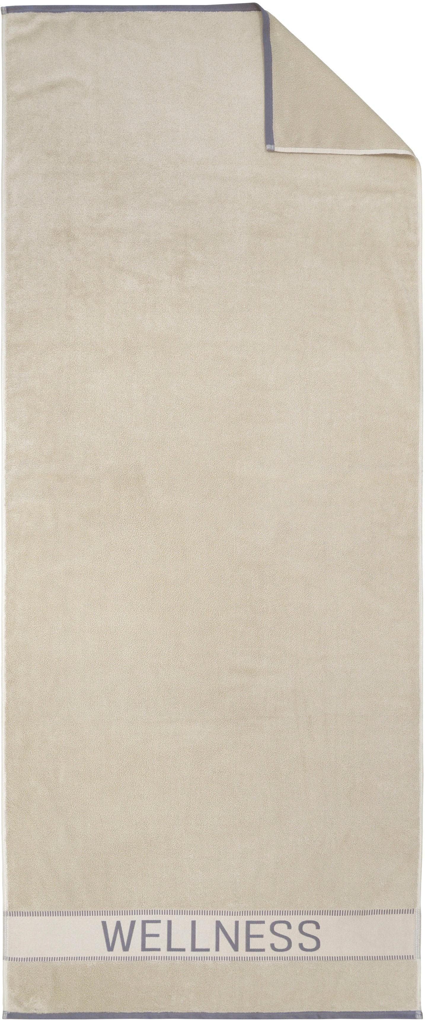 Saunatuch DYCKHOFF "Wellness" sand Frottier 80x200cm