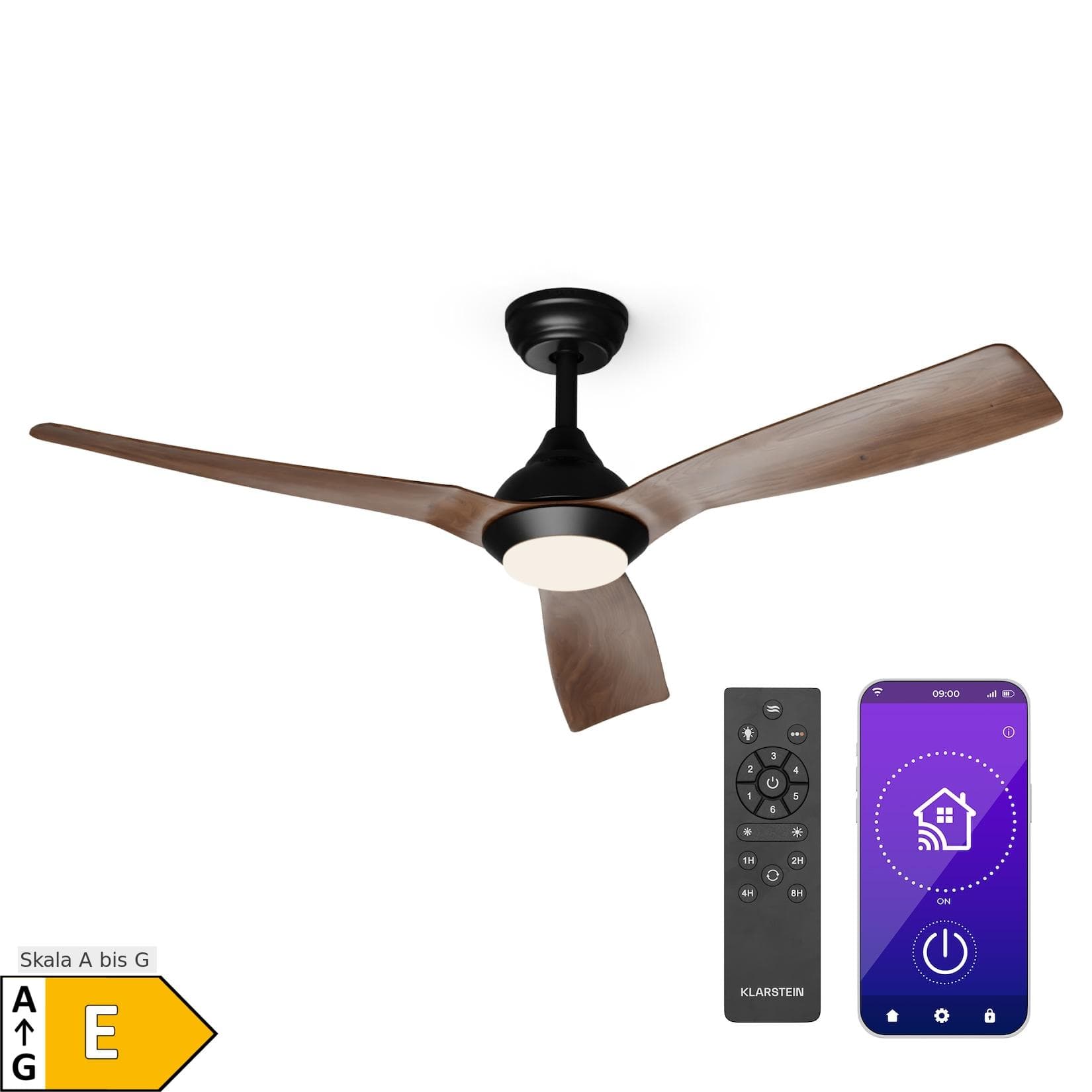 Fiji Flow 2-in-1-Deckenventilator 132 cm LED App-Steuerung